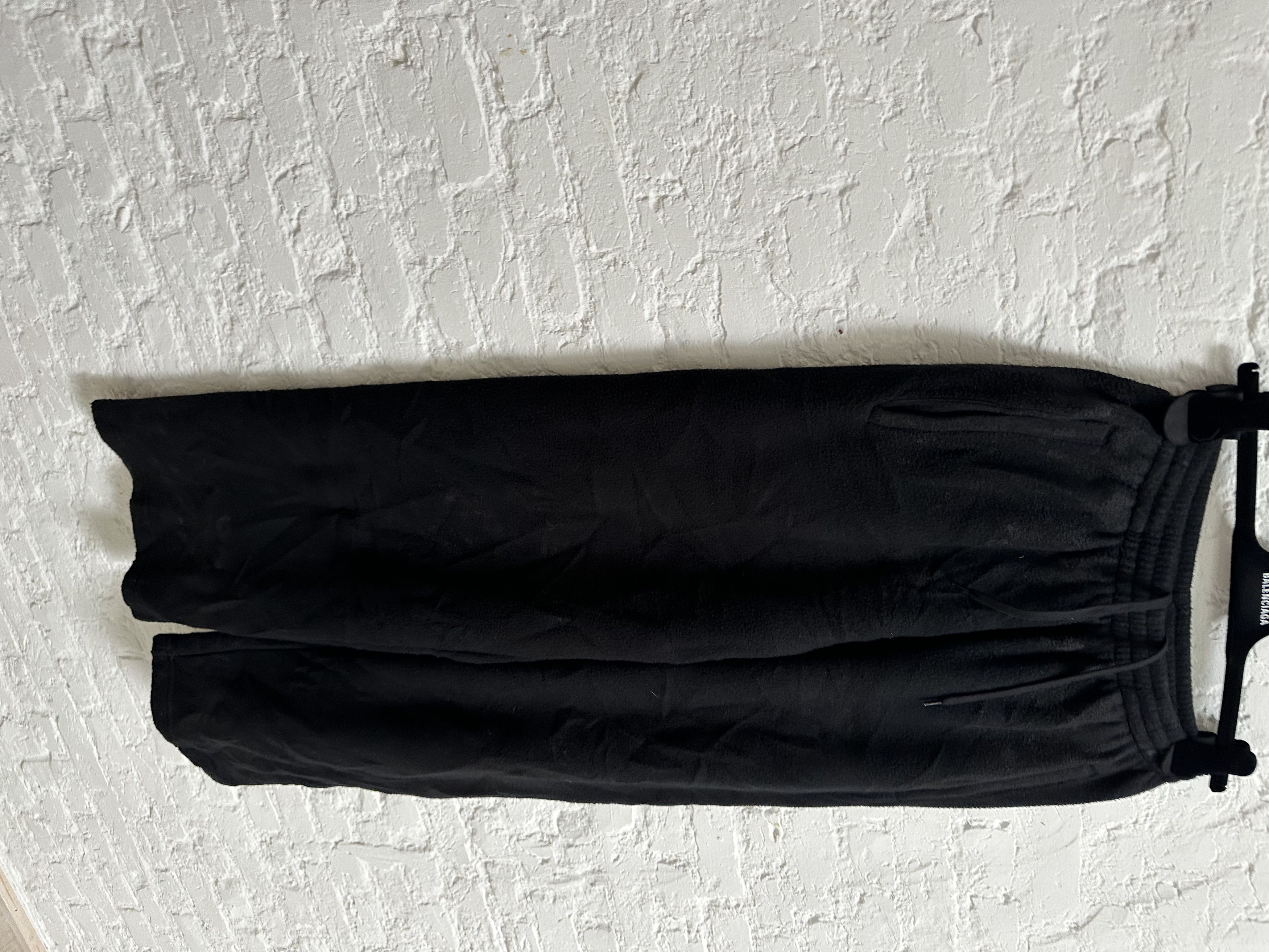 Balenciaga Balenciaga Black washed wide trousers Size M Size US 34 / EU 50 - 2 Thumbnail