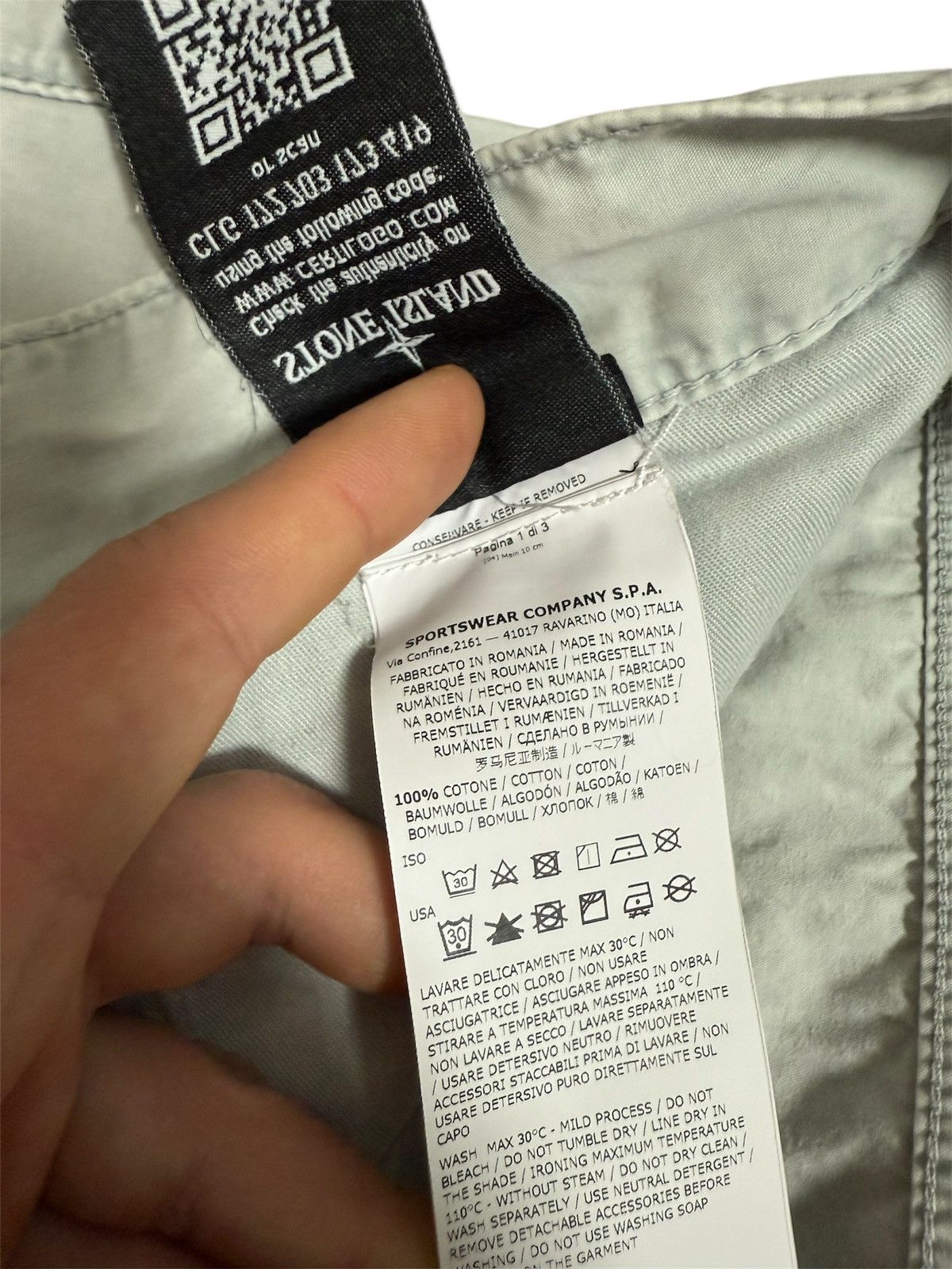 Massimo Osti × Stone Island × Vintage Stone Island pants Size 29" - 7 Thumbnail