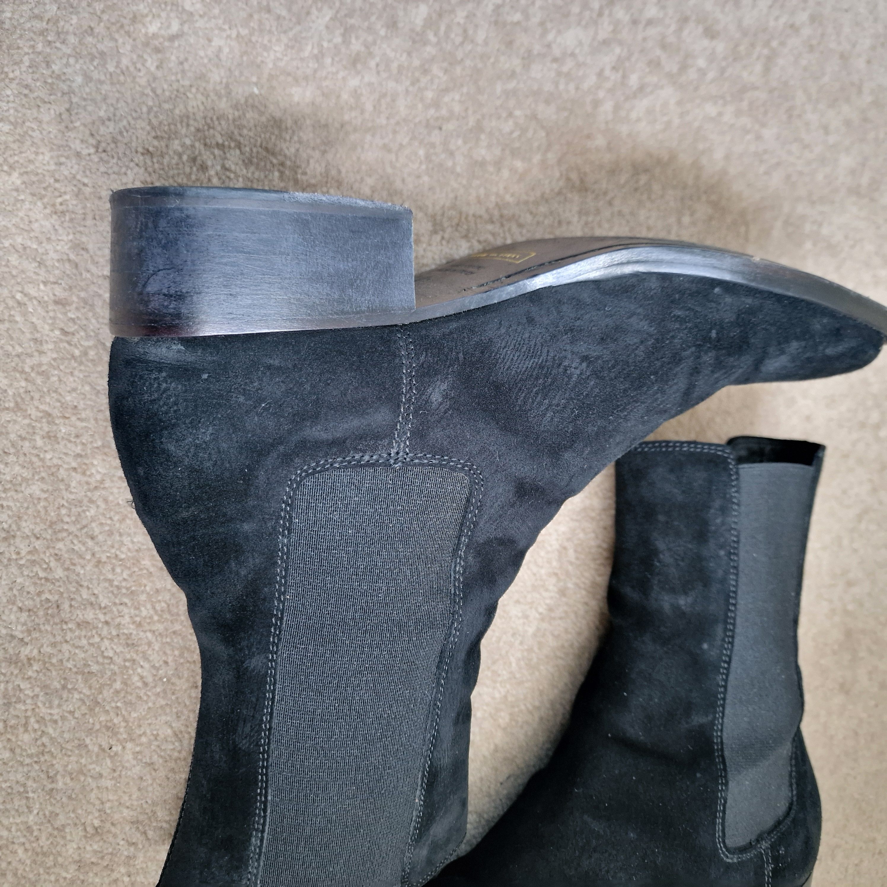 From The First AW18 Black Suede Chelsea 'Luca' Boots (41 EU) Size US 8 / EU 41 - 4 Thumbnail