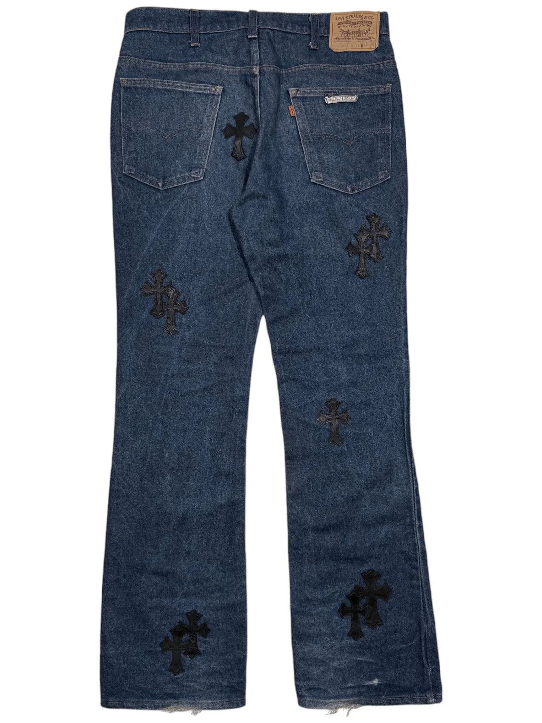 Chrome Hearts Cross Patch Levi's 517 Jeans Size US 34 / EU 50 - 2 Thumbnail