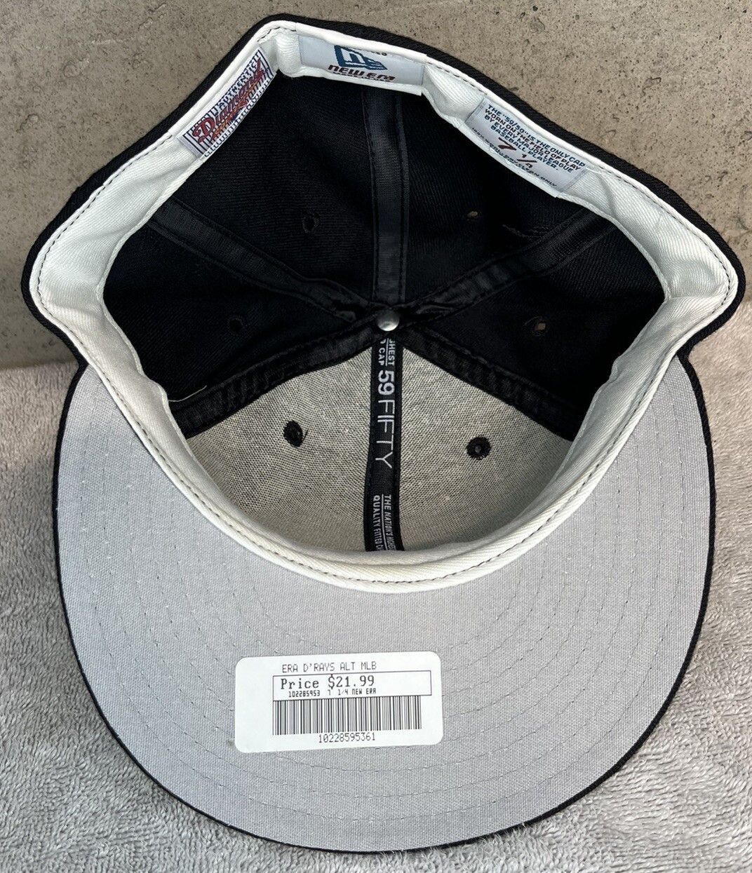 New Era Vintage NWT Tampa Bay Rays New Era Diamond Collection Sz 7 ¼ Size ONE SIZE - 6 Thumbnail