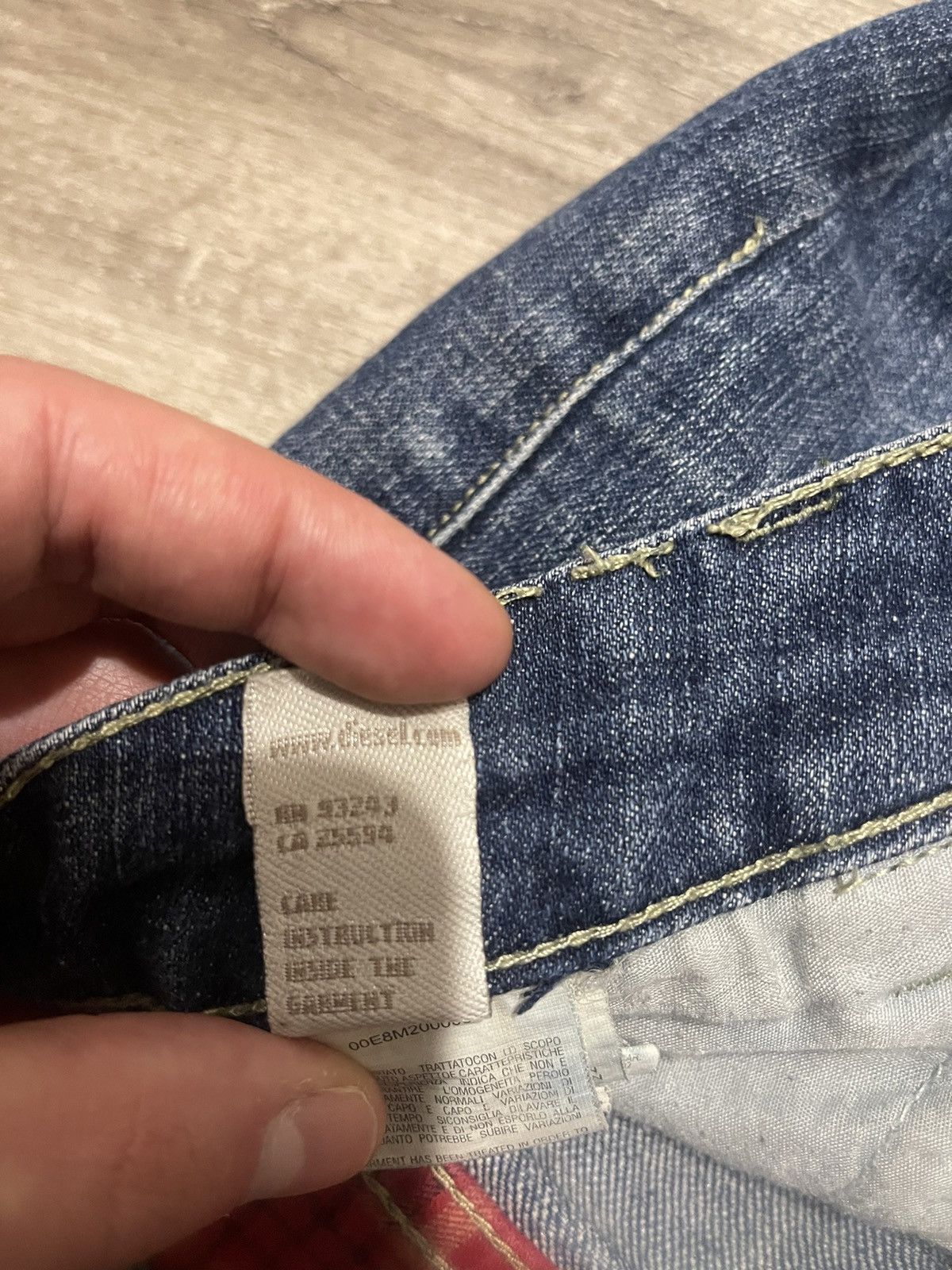 Diesel DIESEL ZATINY RIPPED FLARED VINTAGE Y2K JEANS SIZE 29 Size 24" / US 00 / IT 34 - 17 Thumbnail