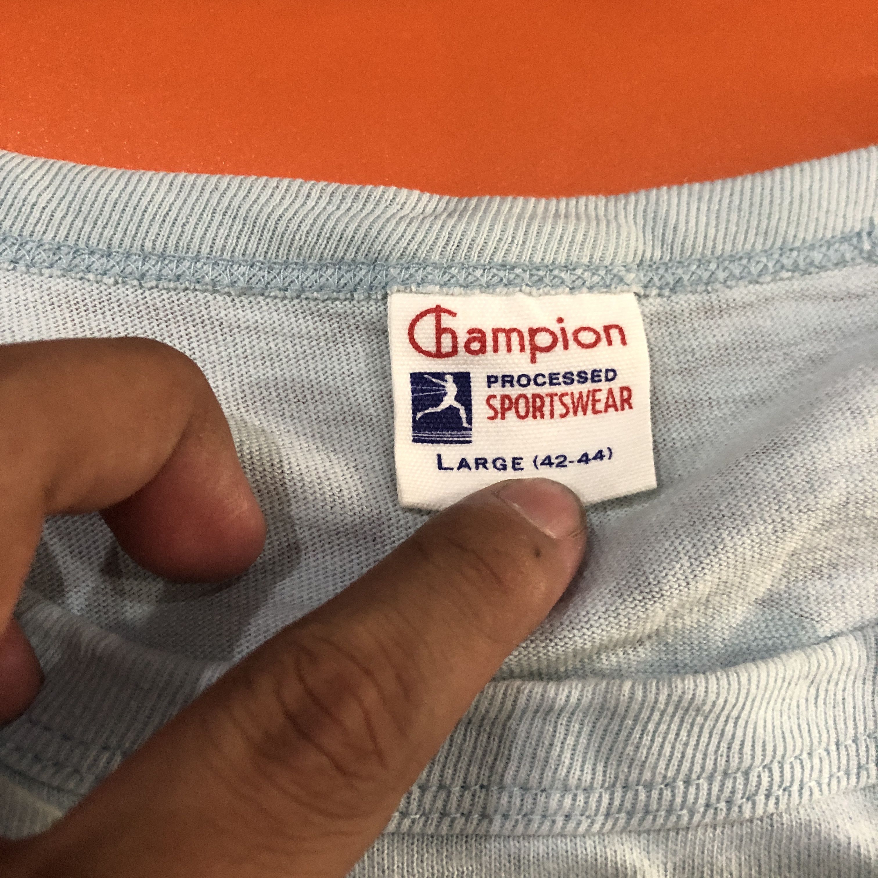 Champion Tshirts Champion x stussy 00s Size US L / EU 52-54 / 3 - 5 Thumbnail