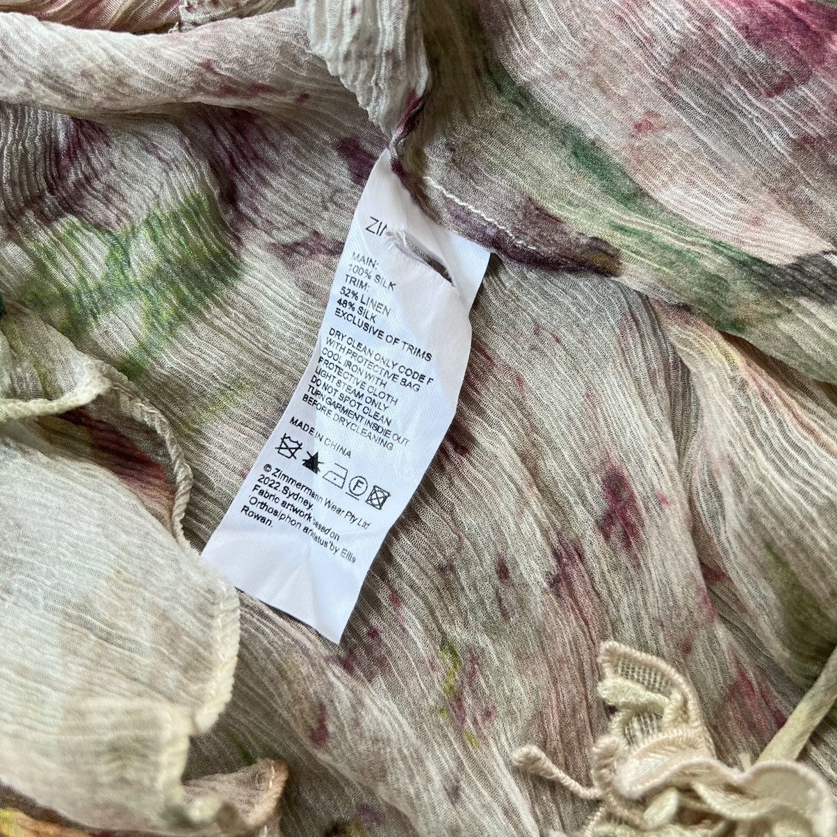 Zimmermann Zimmermann Armless Floral Blouse Size ONE SIZE - 6 Thumbnail