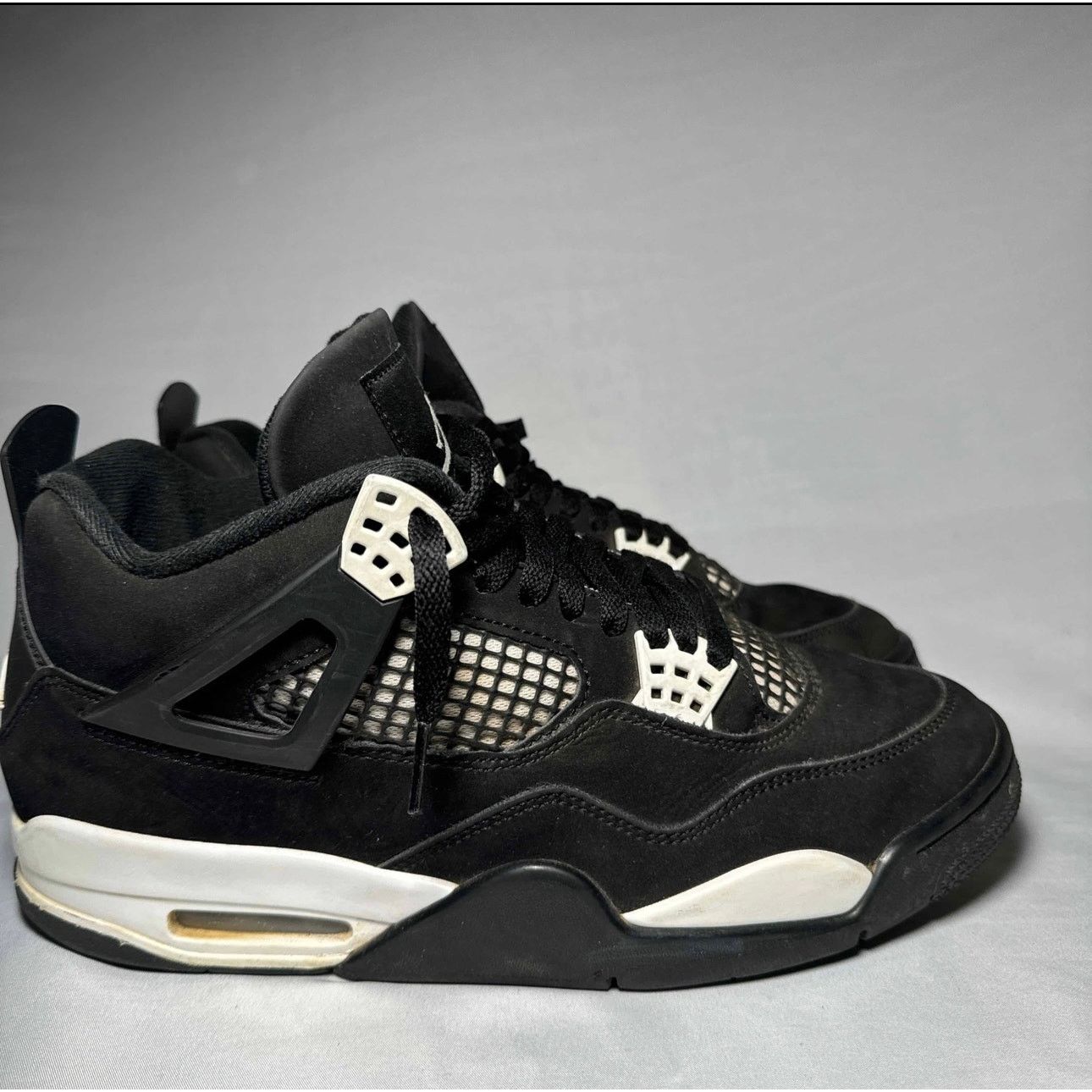 Jordan Brand × Nike Size 10.5 Nike Air Jordan 4 Retro White Thunder Men's Shoes Size US 10.5 / EU 43-44 - 1 Thumbnail