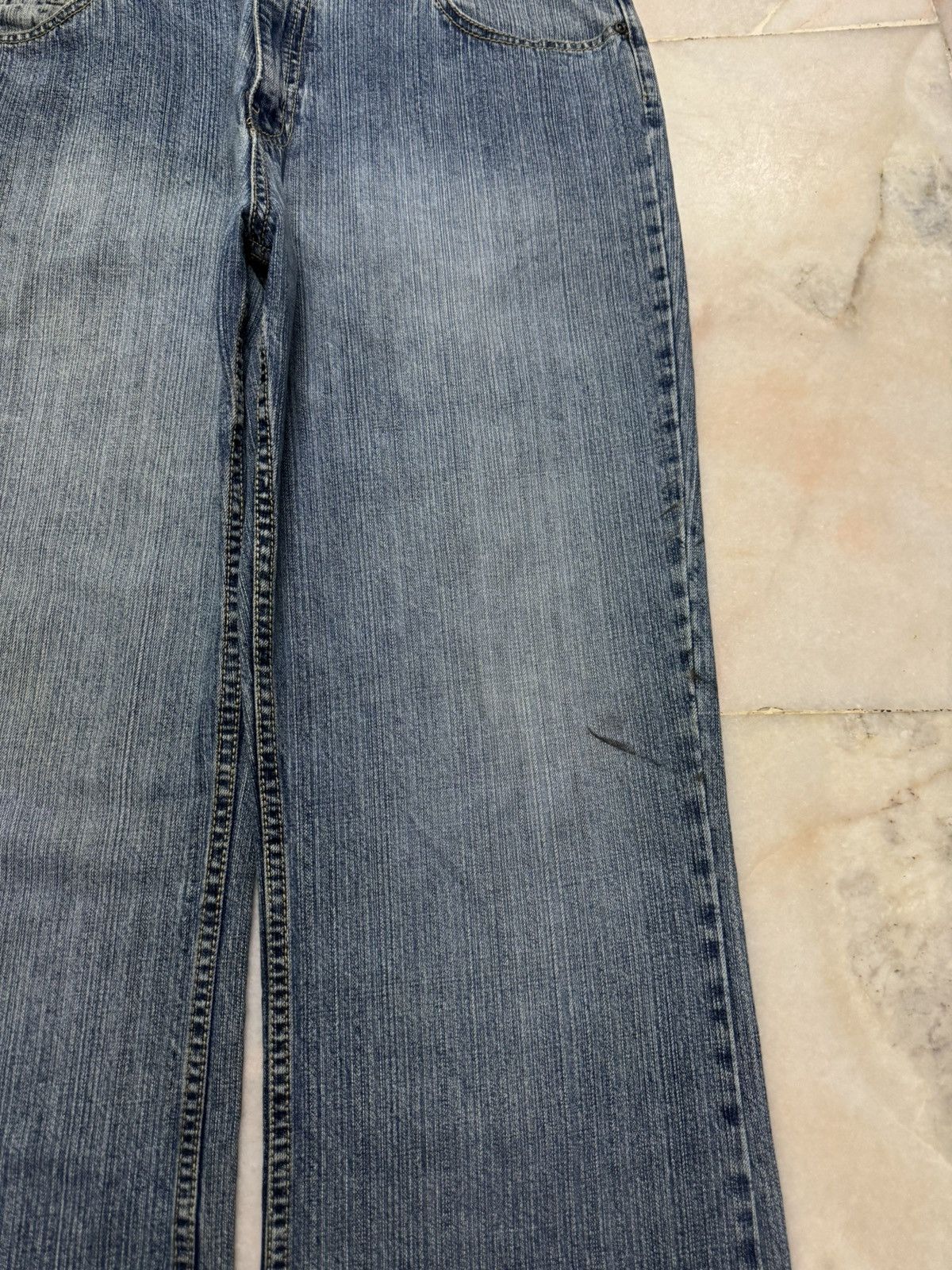 U.S. Polo Assn. ⚡️FLARED⚡️VINTAGE 90s U.S.POLO ASSN STONED WASHED BOOTCUT Size US 35 - 4 Thumbnail