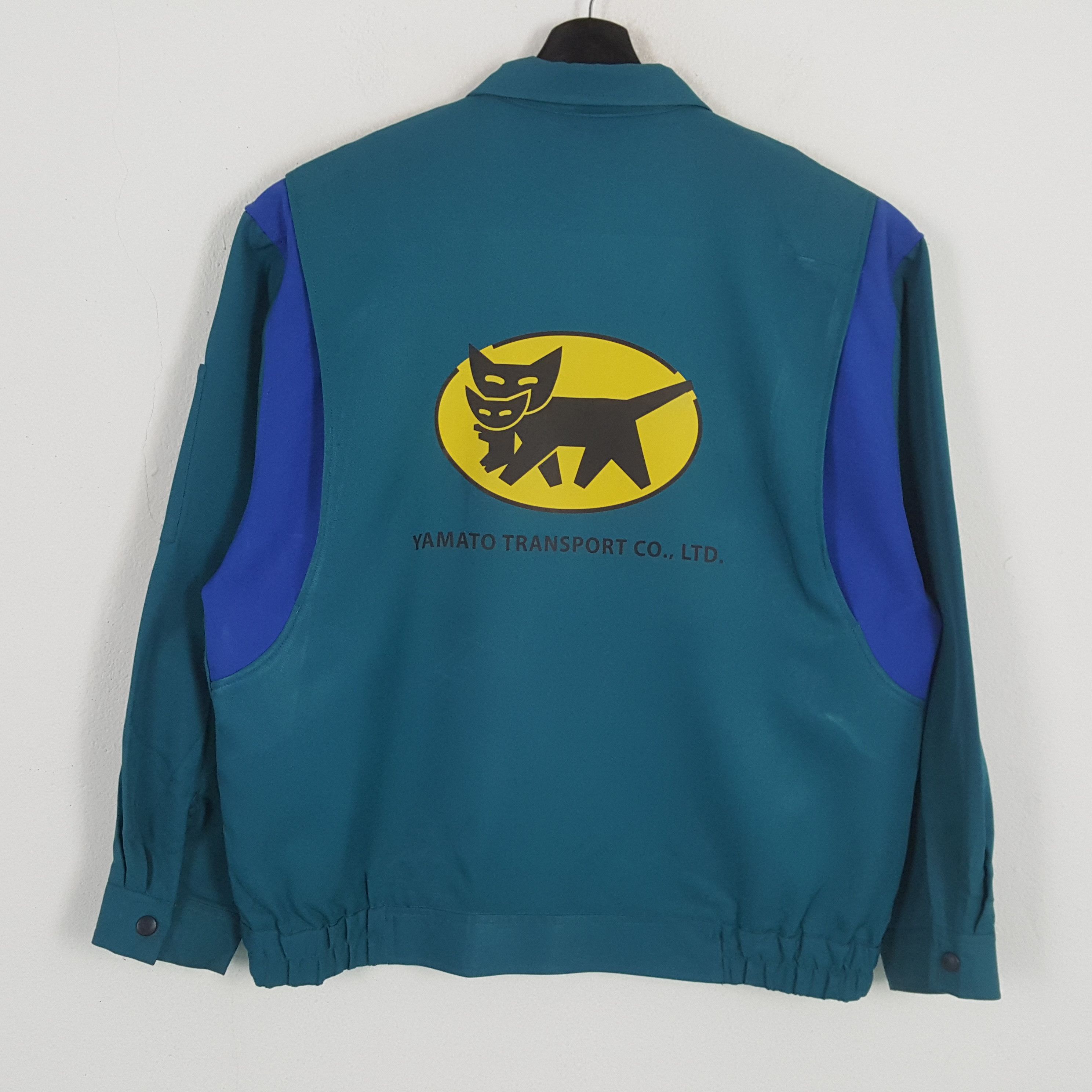 Japanese Brand × Vintage YAMATO TRANSPORT Japanese Workwear Custom Art Jacket Size US L / EU 52-54 / 3 - 1 Thumbnail