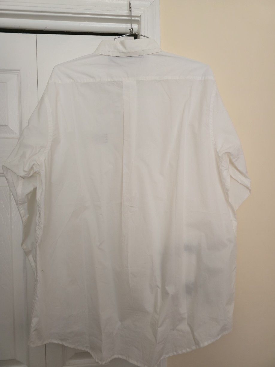 Isabel Benenato White Graphic Print Oversized Shirt Size US XL / EU 56 / 4 - 5 Thumbnail