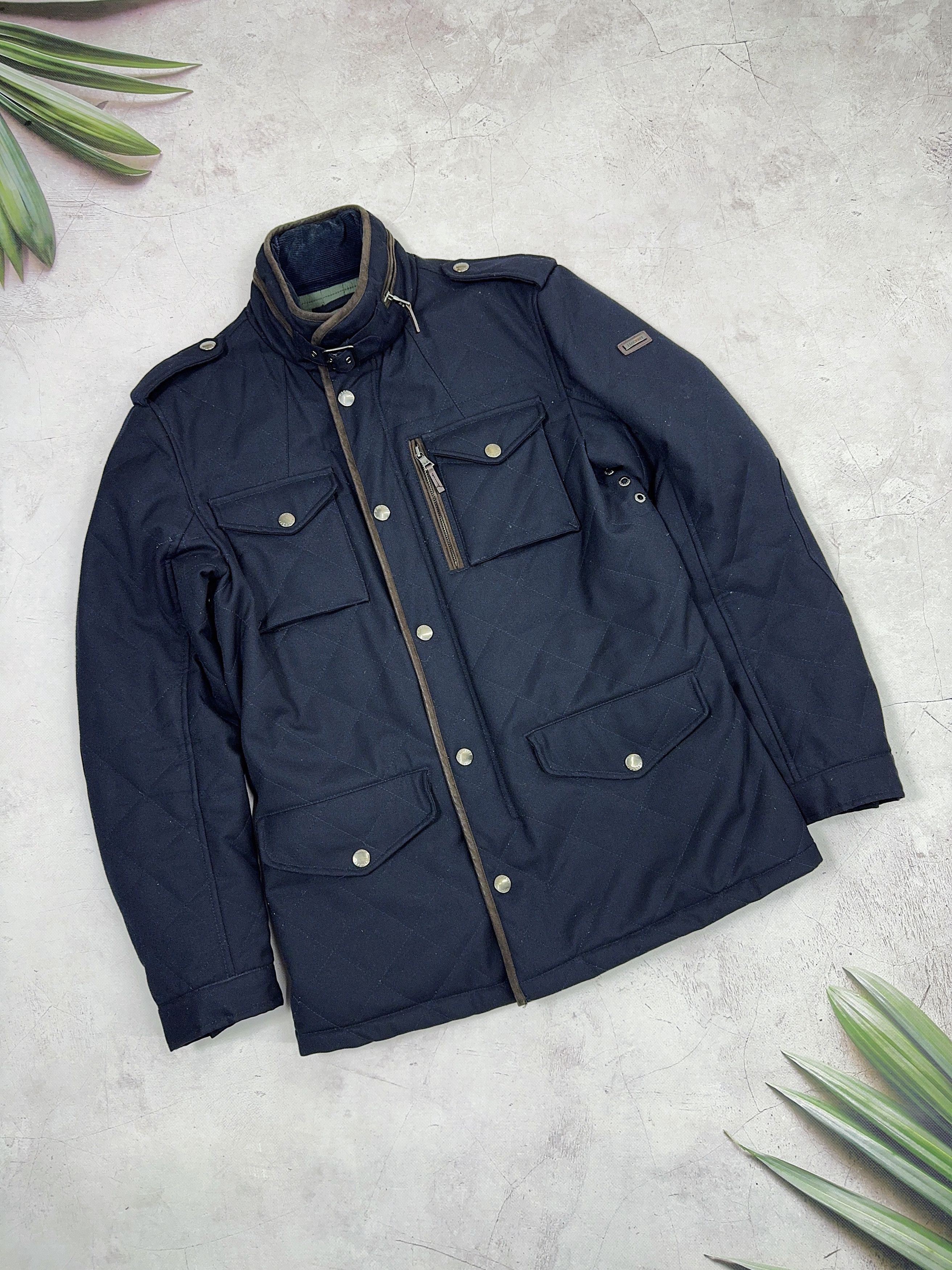 Hackett Hacket London Quilted Jacket Wool Fitzgerald | Grailed