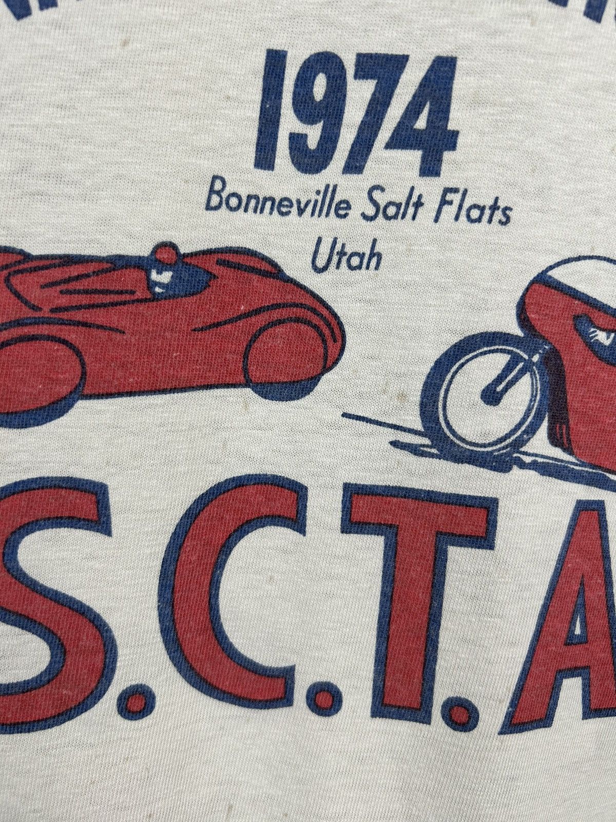 Japanese Brand × Vintage Vintage 70s BONNEVILLE NATIONALS 1974 Made In Japan T shirt Size US XL / EU 56 / 4 - 9 Thumbnail
