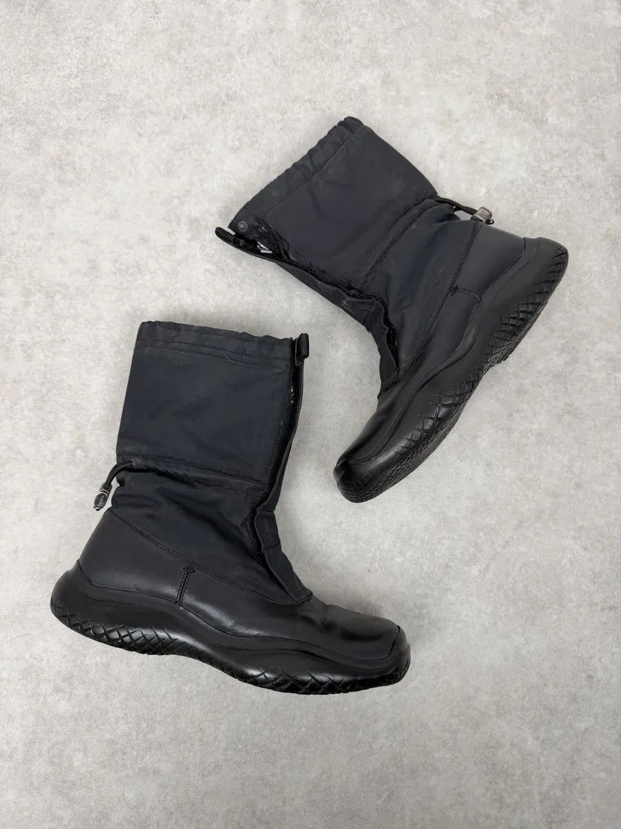 Prada FW1999 Prada Black Hybrid Leather Boots Size US 10 / EU 43 - 3 Thumbnail