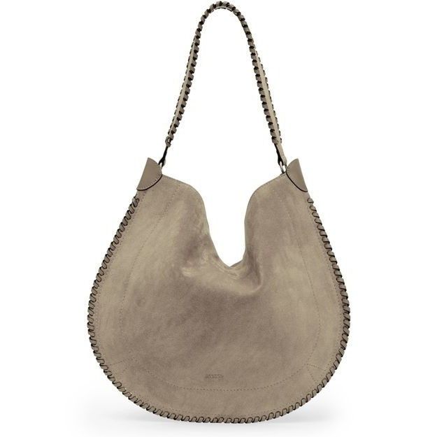 Isabel Marant Isabel Marant Oskan Hobo Soft Beige Brown Suede Shoulder Bag Size ONE SIZE - 1 Thumbnail