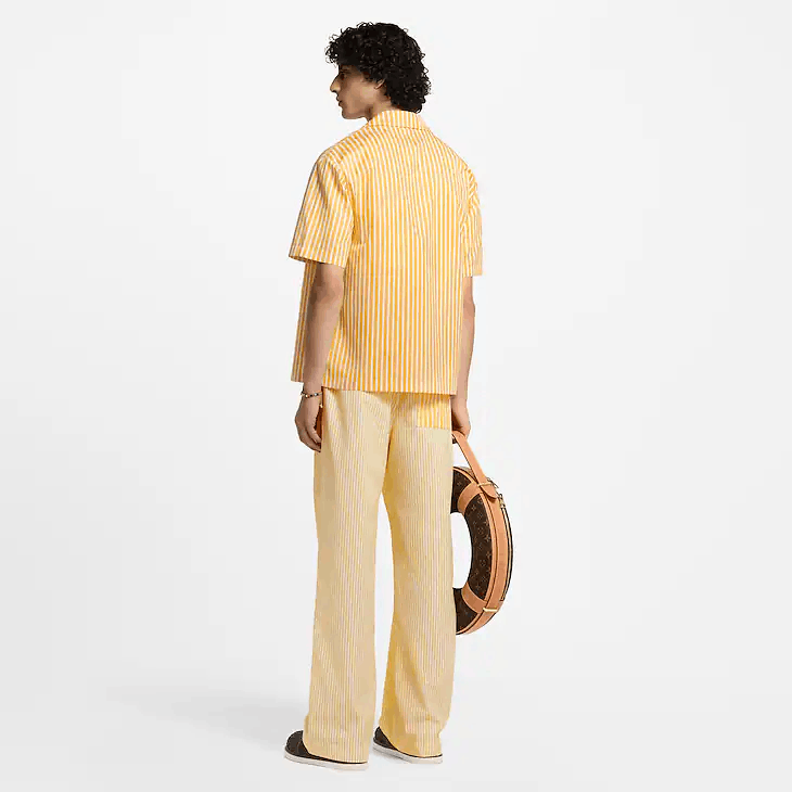 Louis Vuitton Monogram Striped Drawstring Trousers Size 52R - 5 Thumbnail