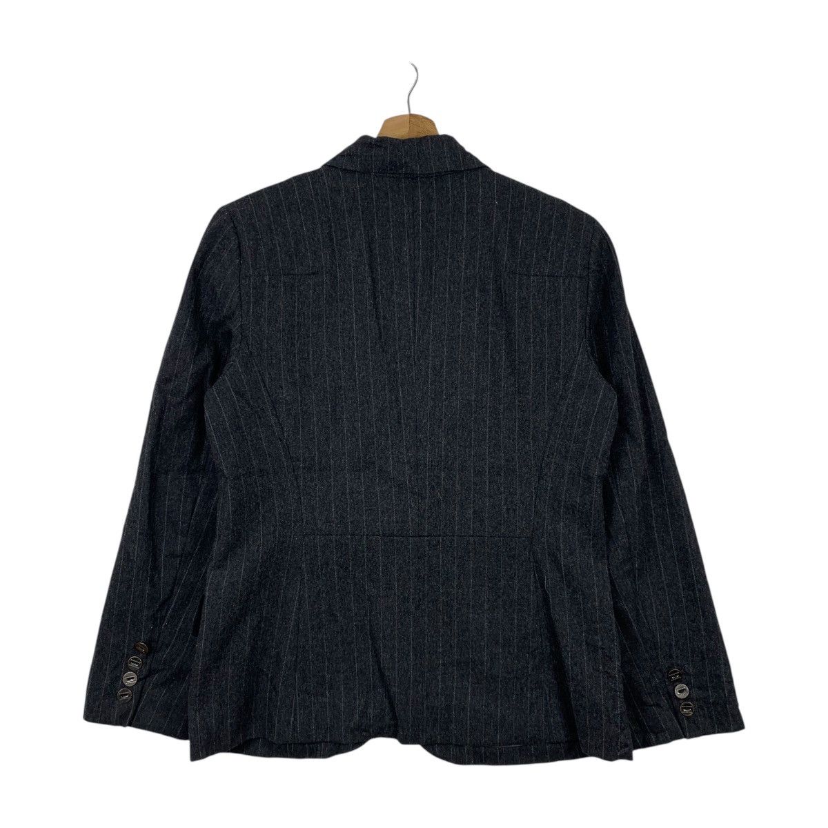Burberry BURBERRY London Casualwear Designer Stripes Wool Blazer Coat Size S / US 4 / IT 40 - 2 Thumbnail