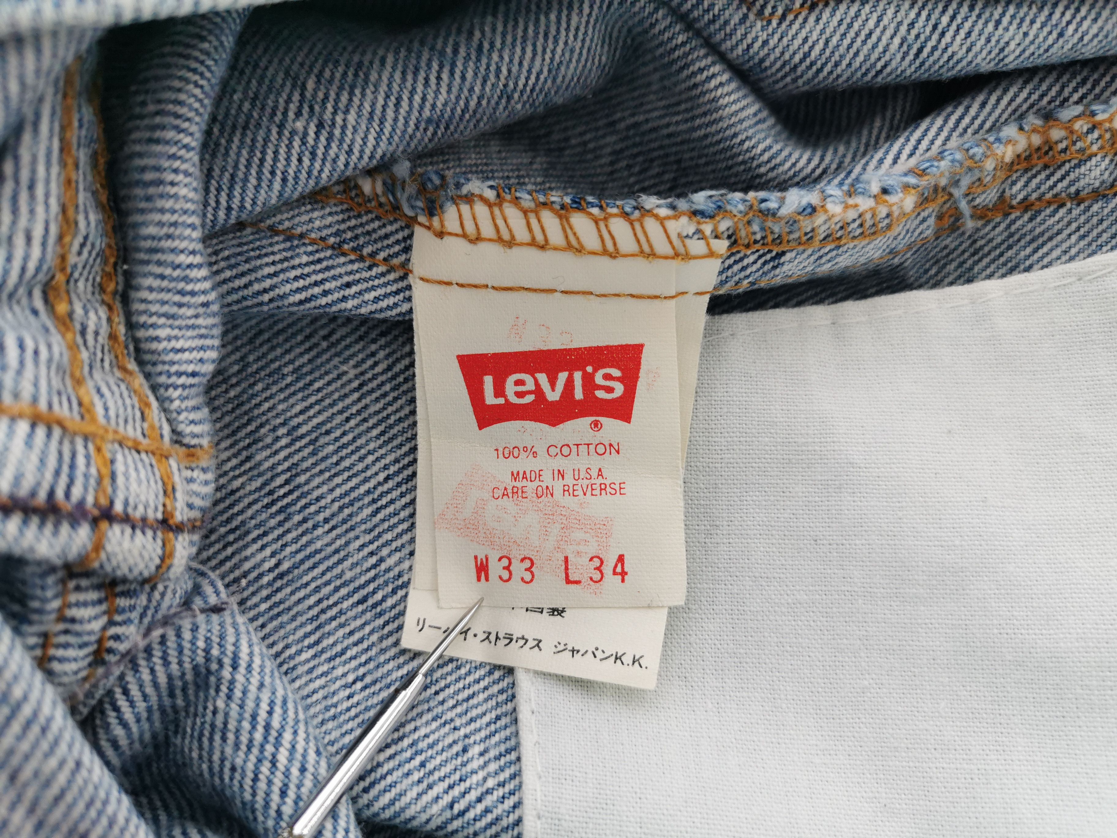 Levi's Vintage 90s Levis Lot 505 Denim Made In USA Size 33/33x34 Size US 33 - 9 Thumbnail