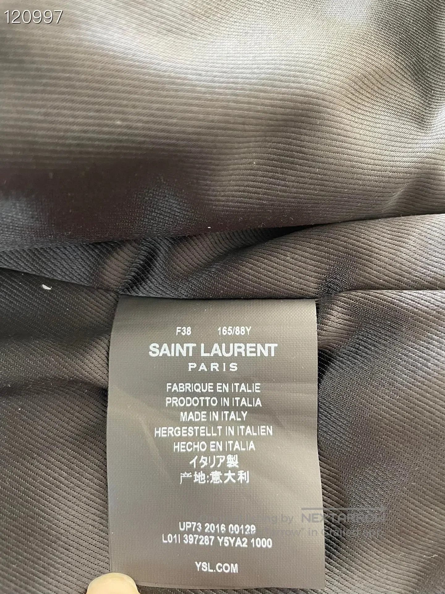 Saint Laurent Paris SLP Biker Leather Jacket. Size S / US 4 / IT 40 - 4 Thumbnail