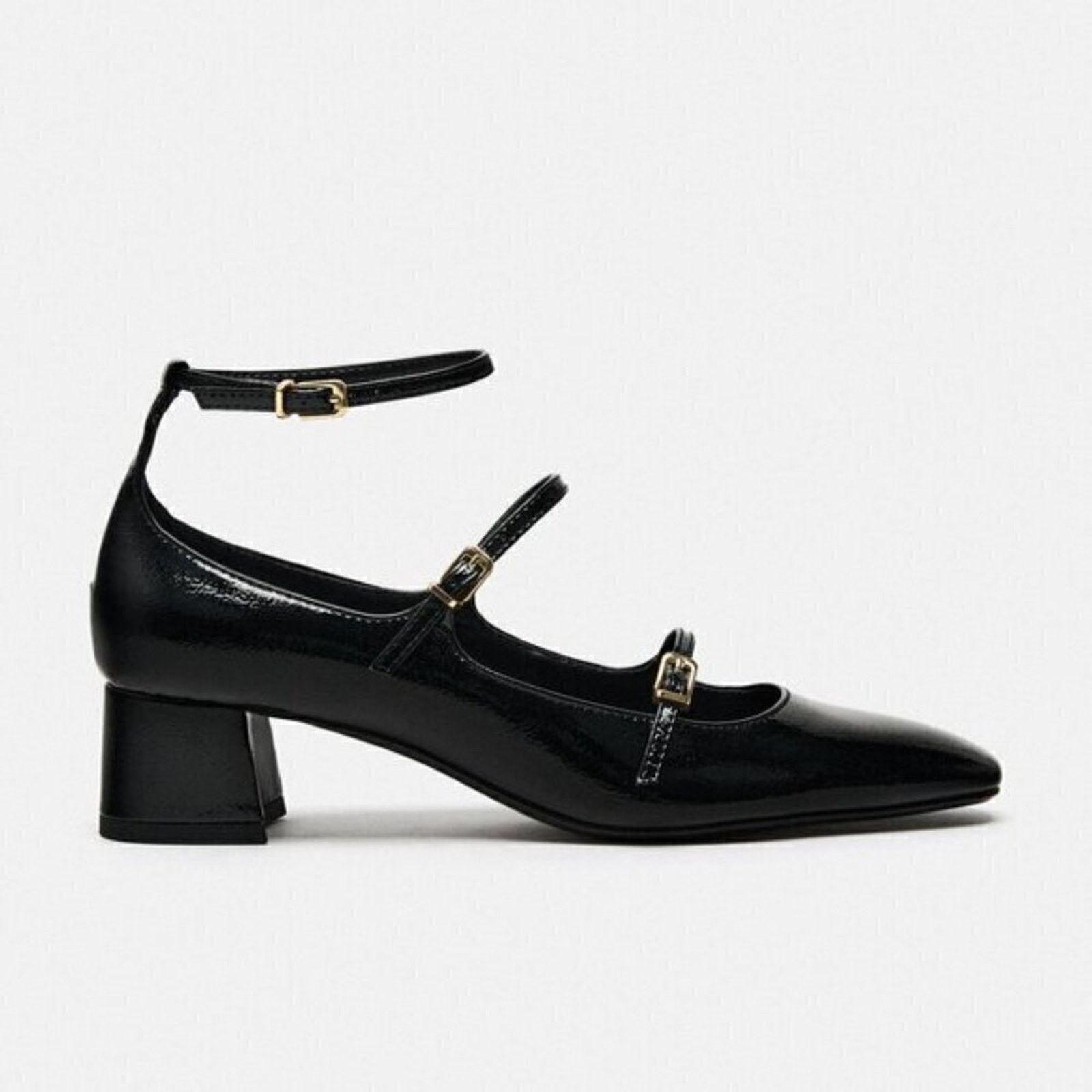 Zara ZARA BLOGGER FAVE!!! Faux Patent Leather Heels Size US 9 / IT 39 - 16 Thumbnail