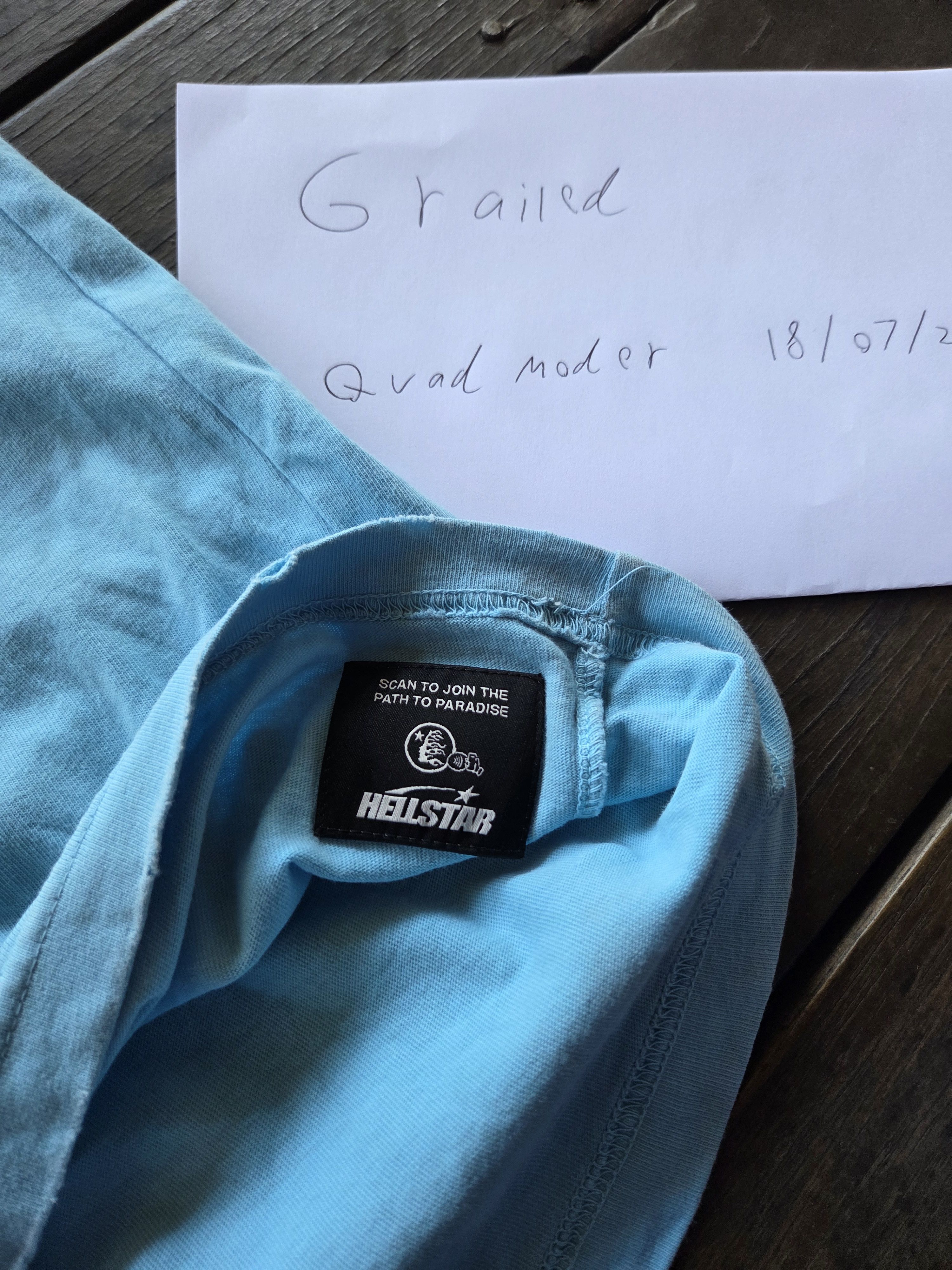 HELLSTAR Hellstar camo box logo blue shirt Capsule 10 small Size US S / EU 44-46 / 1 - 14 Thumbnail