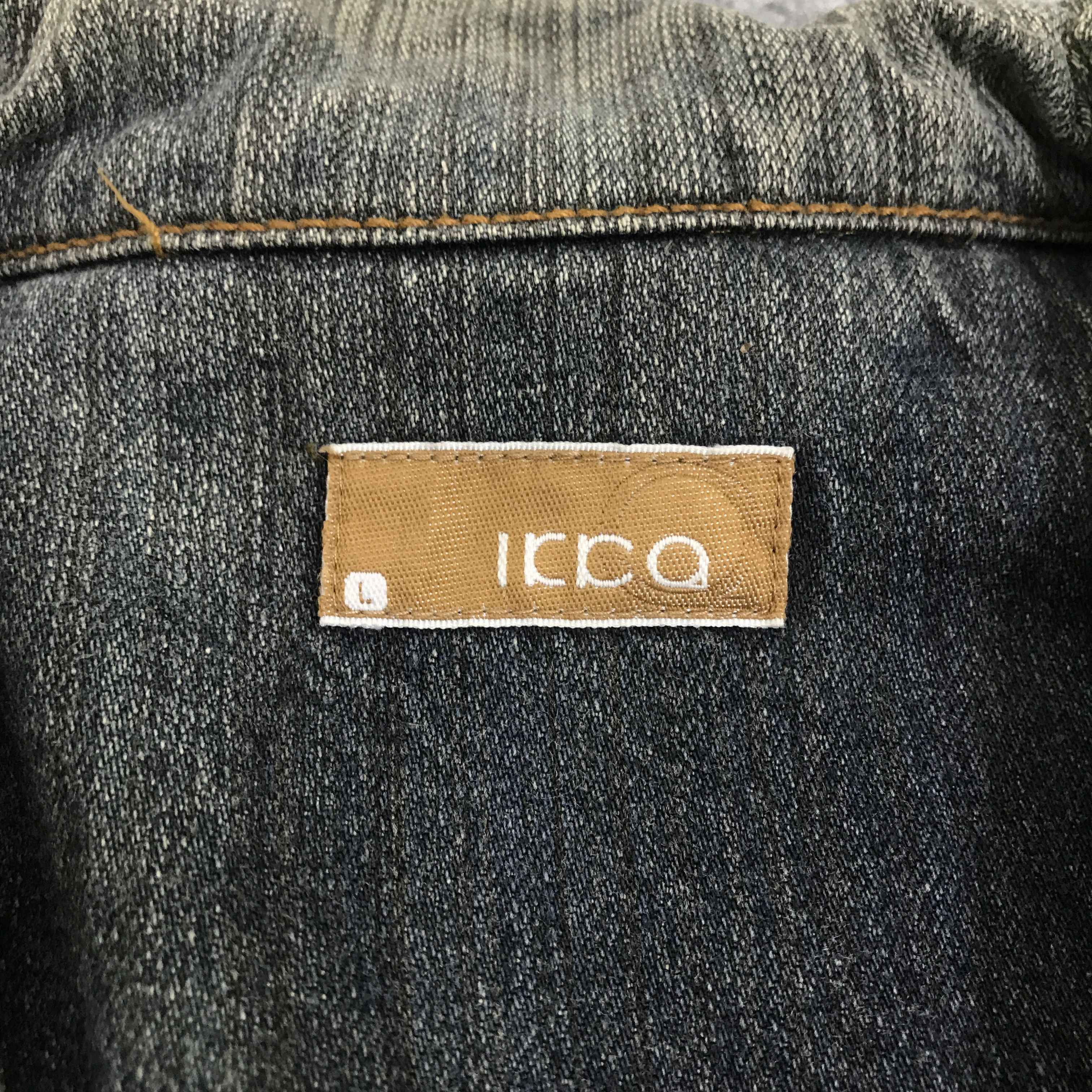 Japanese Brand ikka Japanese style denim Button jacket K128B9 Size US L / EU 52-54 / 3 - 14 Thumbnail