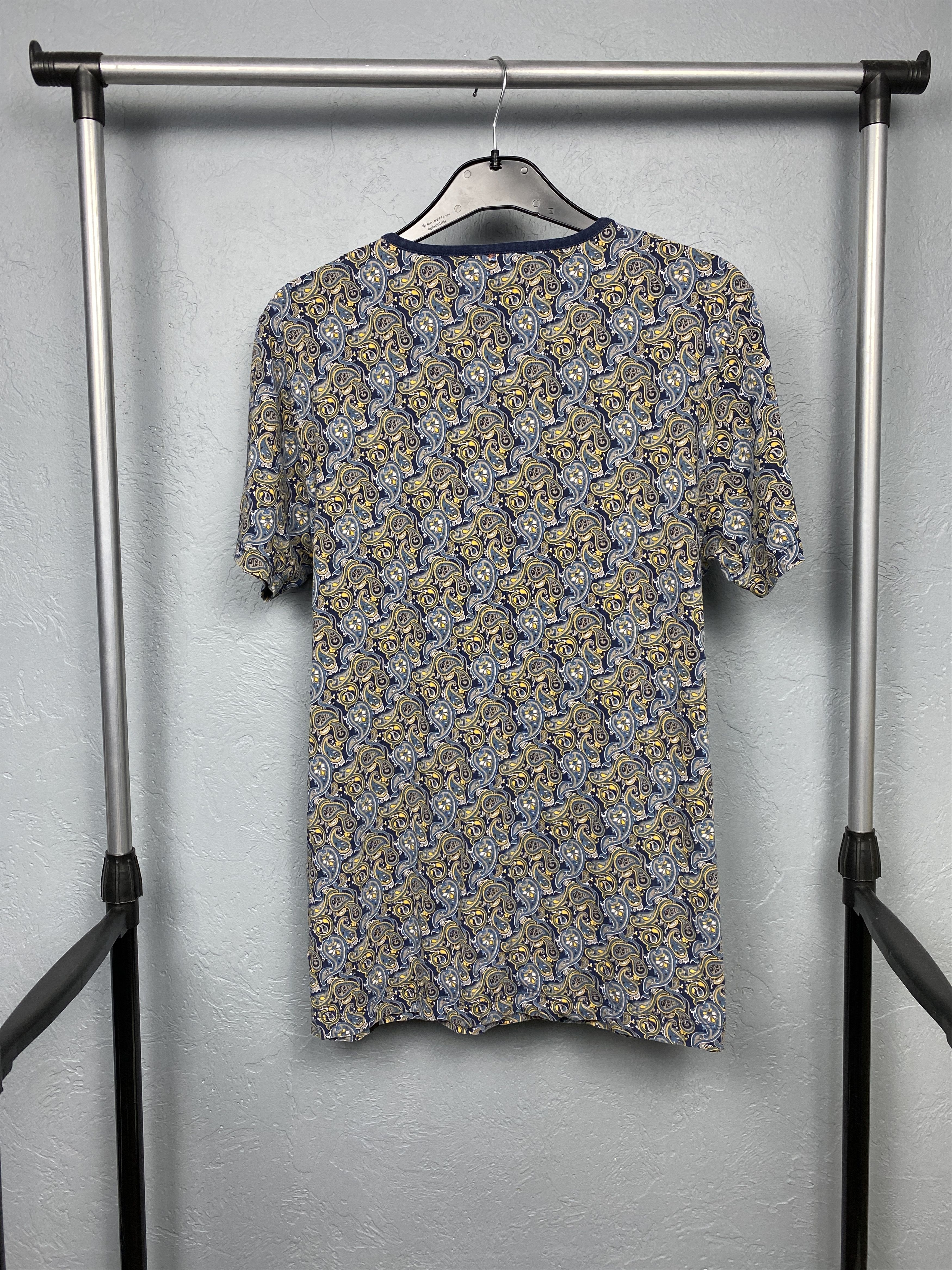Pretty Green Pretty Green Mens Paisley Patterned T-Shirt Size US M / EU 48-50 / 2 - 6 Thumbnail