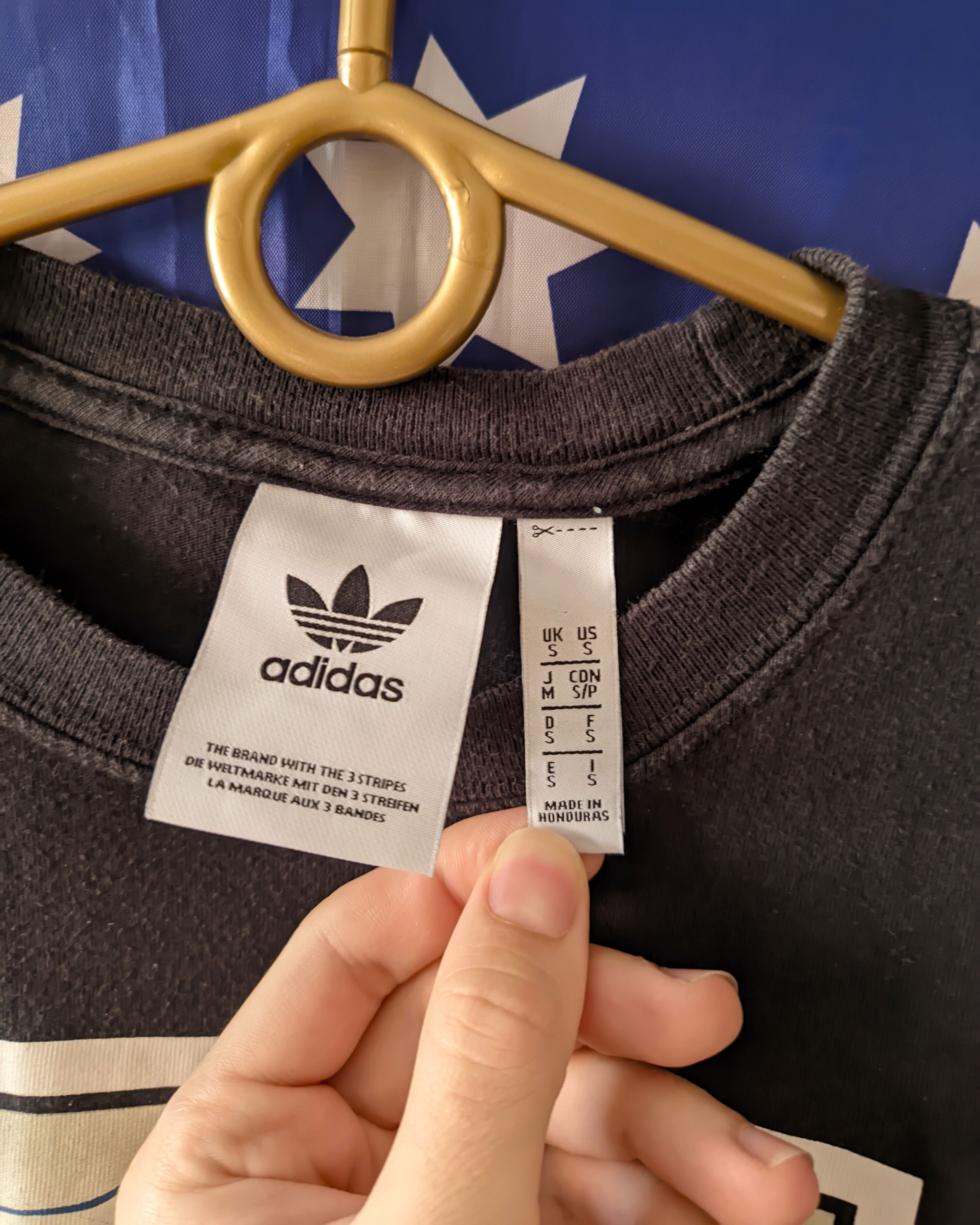 Adidas Men's Adidas T-Shirt Long Sleeve 3 Stripe Small Black Size US S / EU 44-46 / 1 - 4 Thumbnail