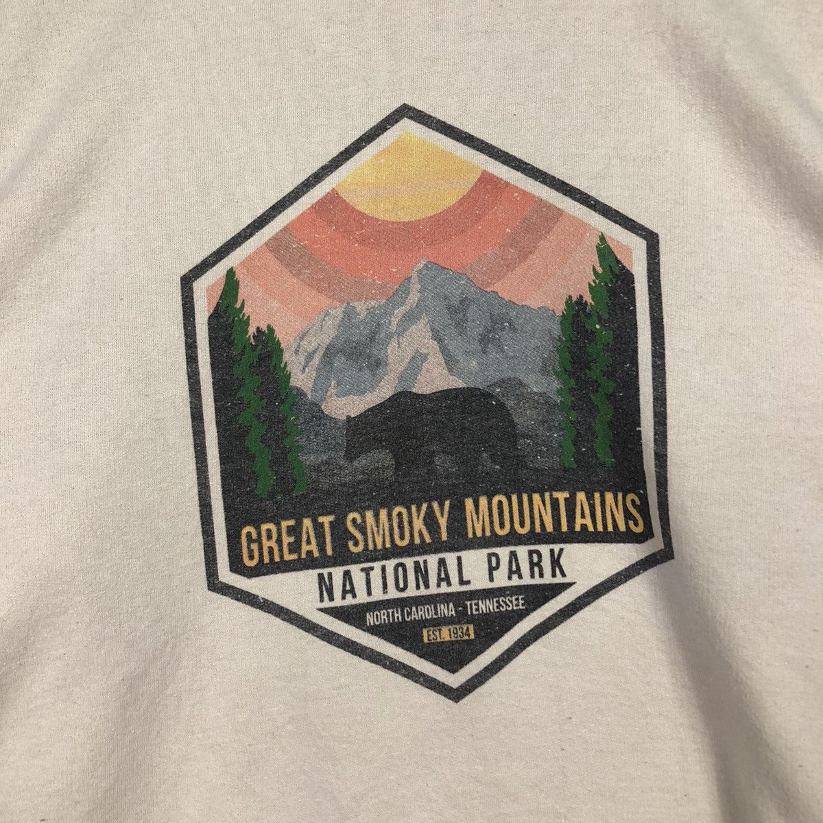 Japanese Brand 📌Vintage Sweatshirt National Park Big Logo Size US M / EU 48-50 / 2 - 12 Thumbnail