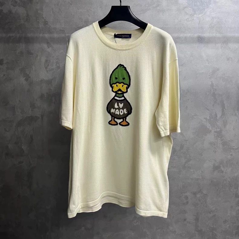 Louis Vuitton Louis Vuitton size 5l White nigo duck knit crewneck logo p Size US XXL / EU 58 / 5 - 1 Thumbnail