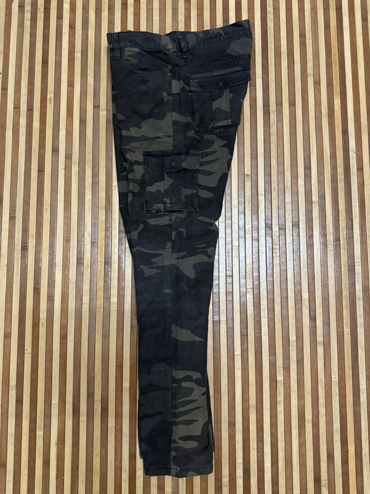 Japanese Brand Big Smith Camouflage Cargo Pants Streetwear / Multipocket Size US 32 / EU 48 - 8 Thumbnail