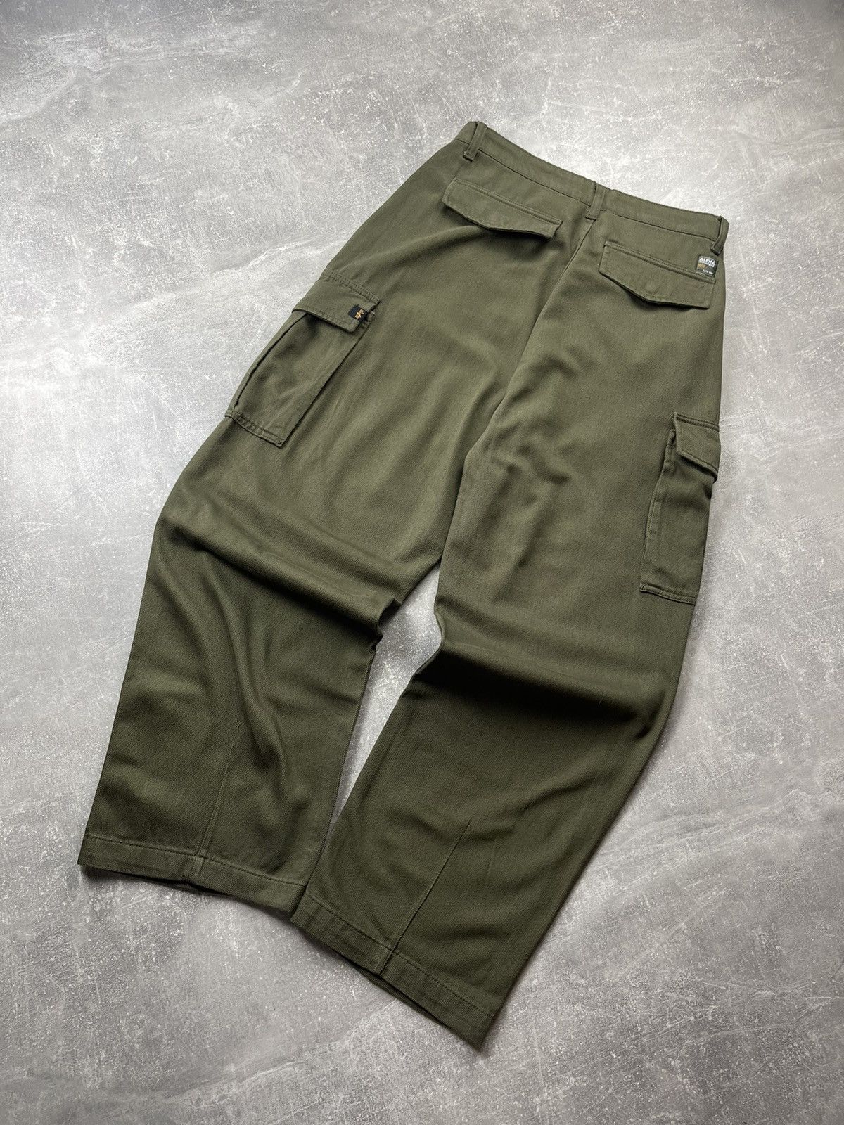 Alpha Industries Alpha Industries Aircraft Pant Military Green Cargo Pants Size US 33 - 11 Thumbnail