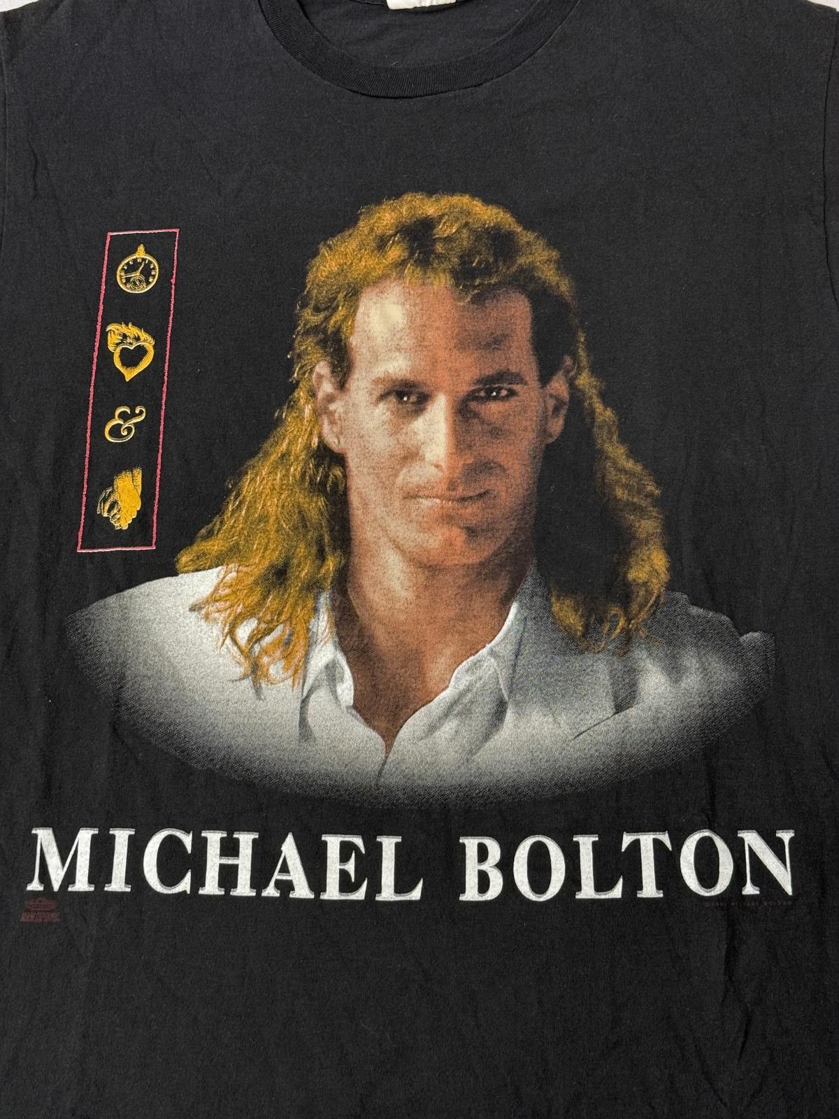 Hanes VTG Michael Bolton T-shirt Timeless Tour 1993 Tee - L Size US L / EU 52-54 / 3 - 4 Thumbnail