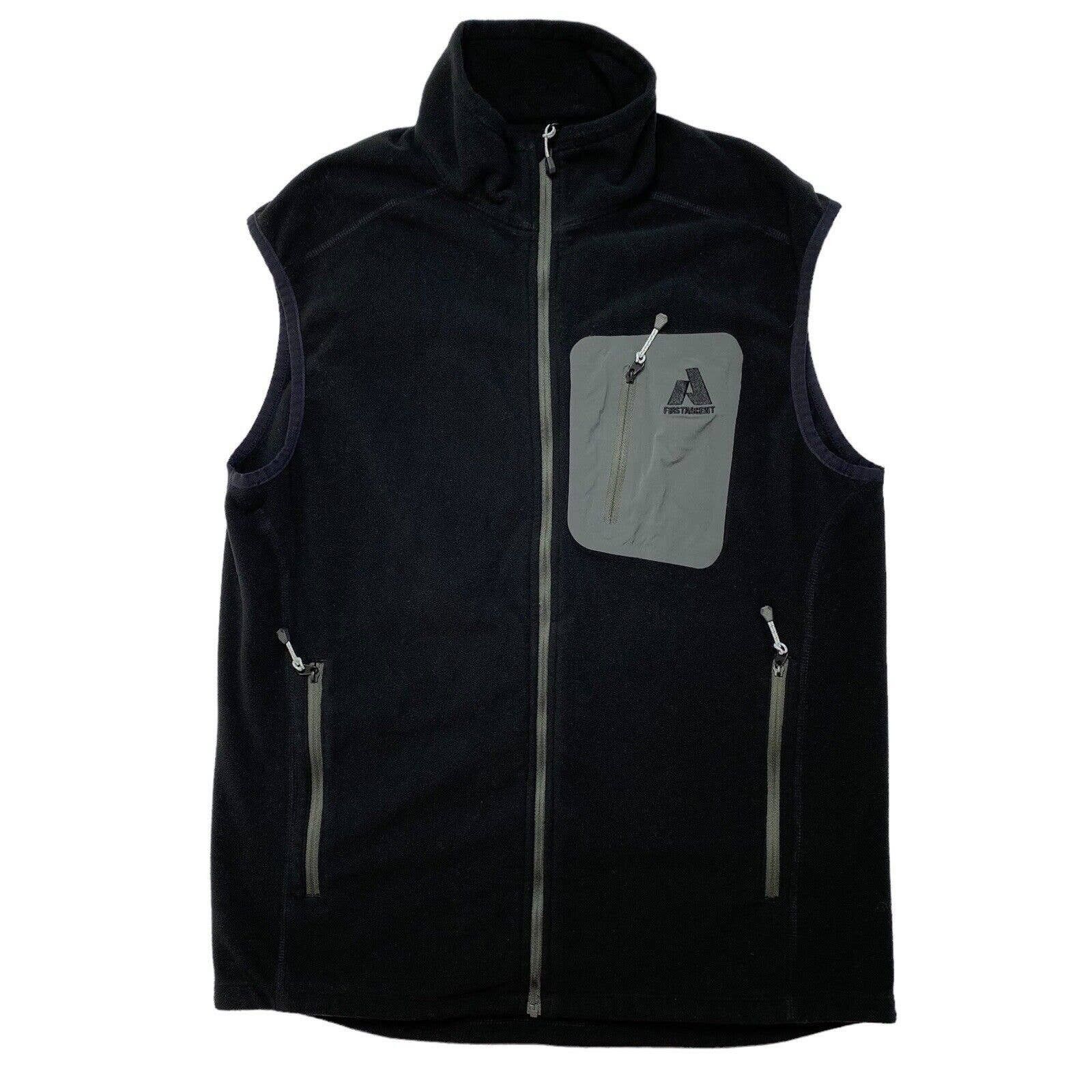 Eddie Bauer FIRST ASCENT EDDIE BAUER Black Fleece Full Zip Vest Small ...