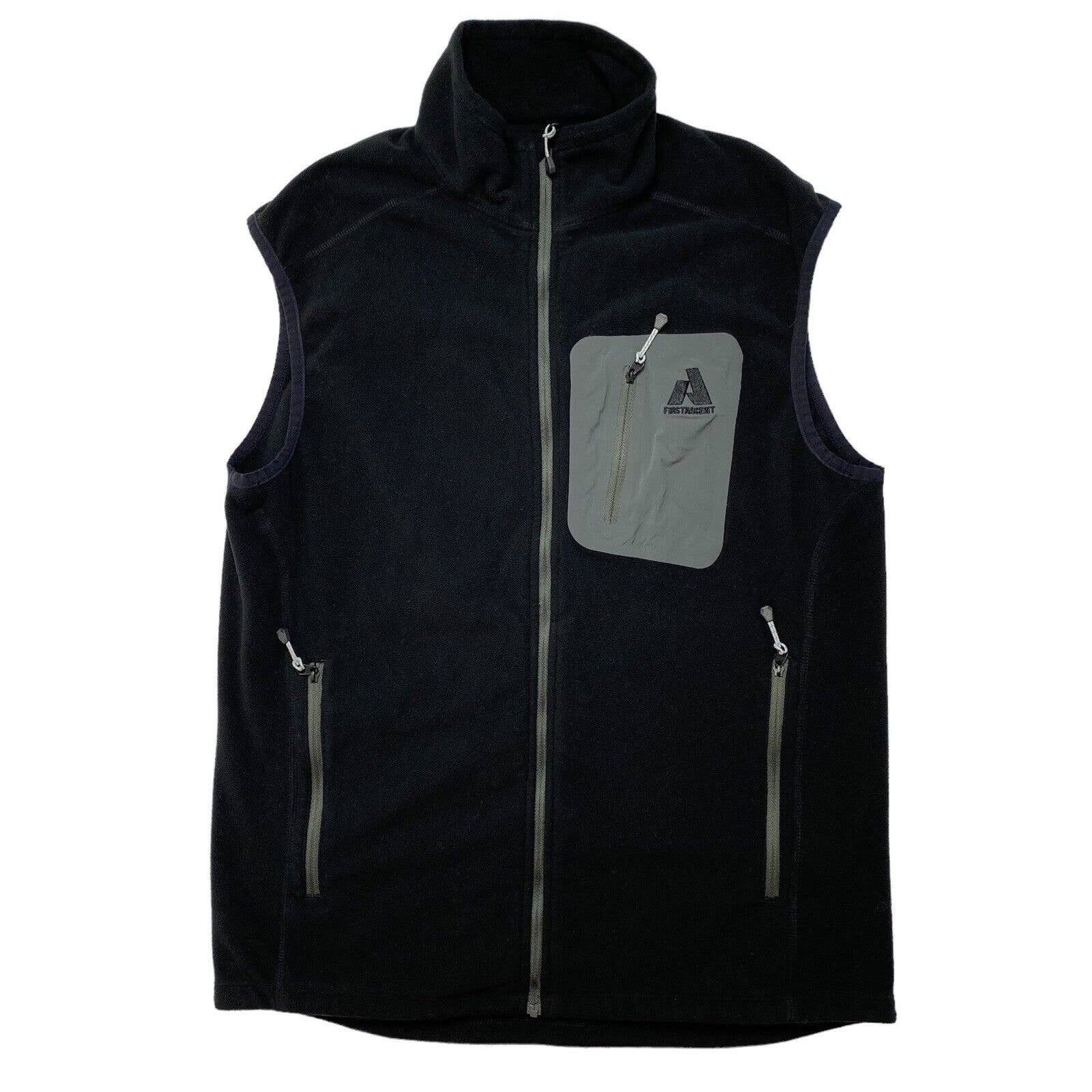 Eddie Bauer FIRST ASCENT EDDIE BAUER Black Fleece Full Zip Vest Small