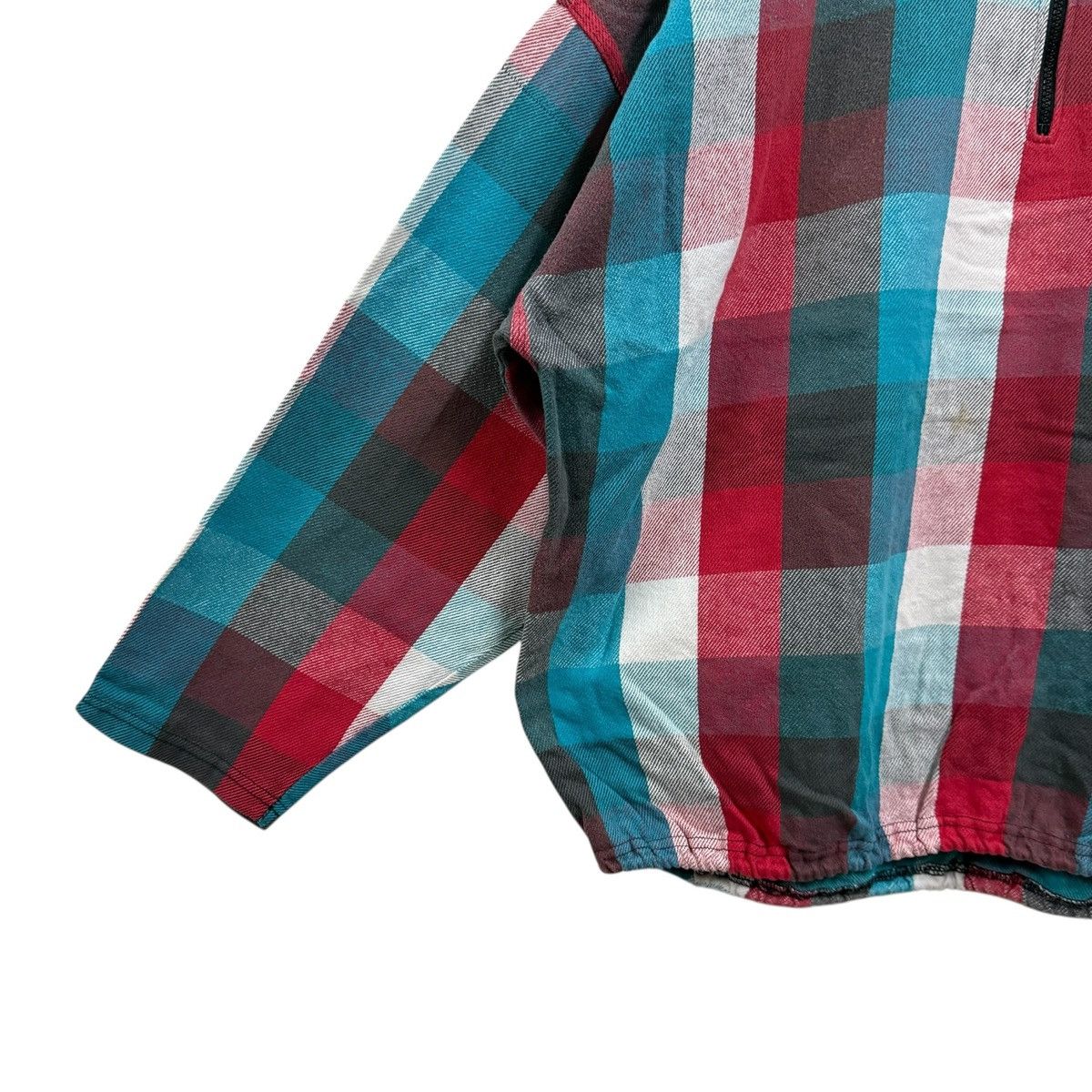 Mambo Vintage 90s Mambosok Plaid Half Zipper Jacket Boxy Size US XL / EU 56 / 4 - 6 Thumbnail