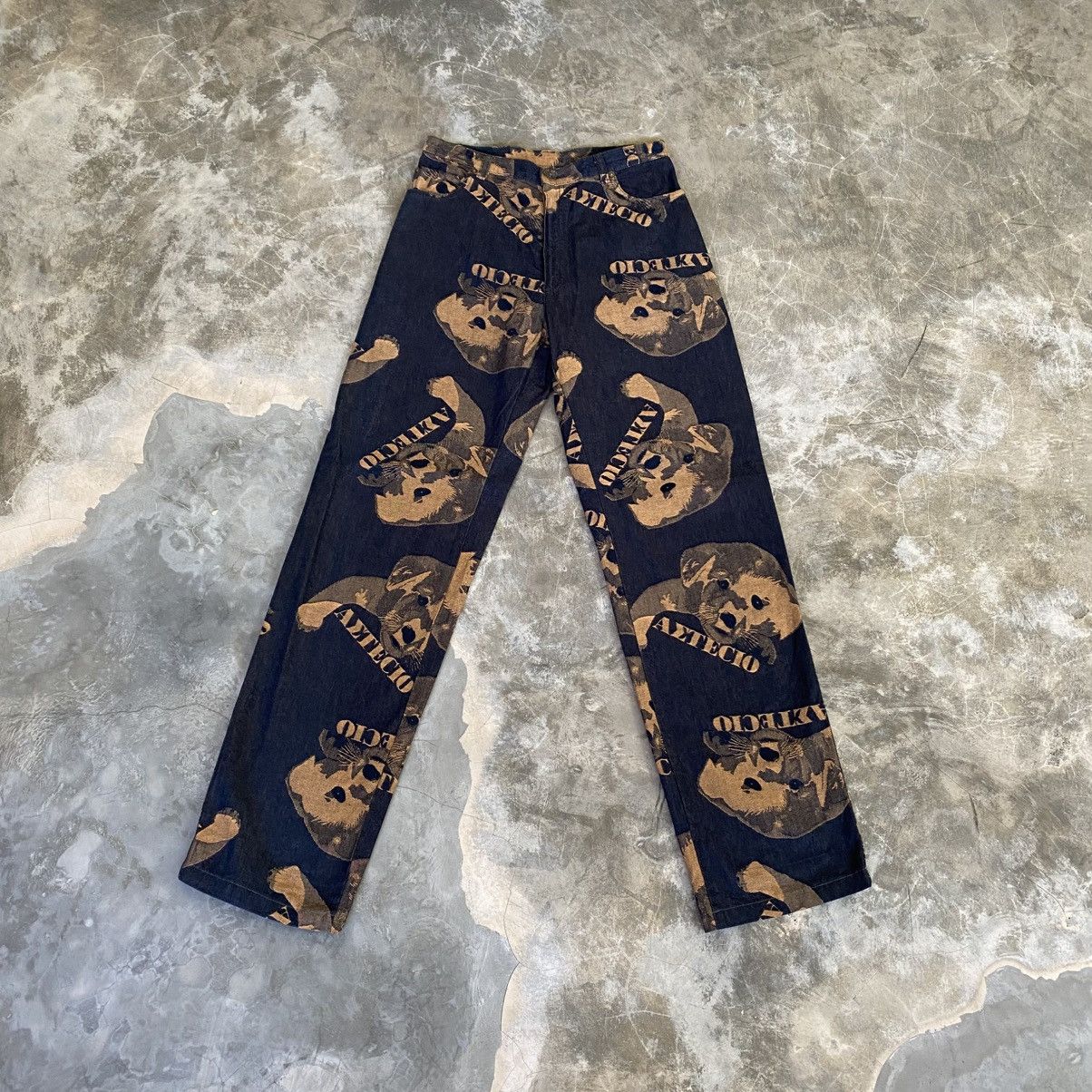 Hysteric Glamour 2000s Aetecio Pants Dog Printed Junya Watanabe Style Pants Size US 26 / EU 42 - 1 Thumbnail