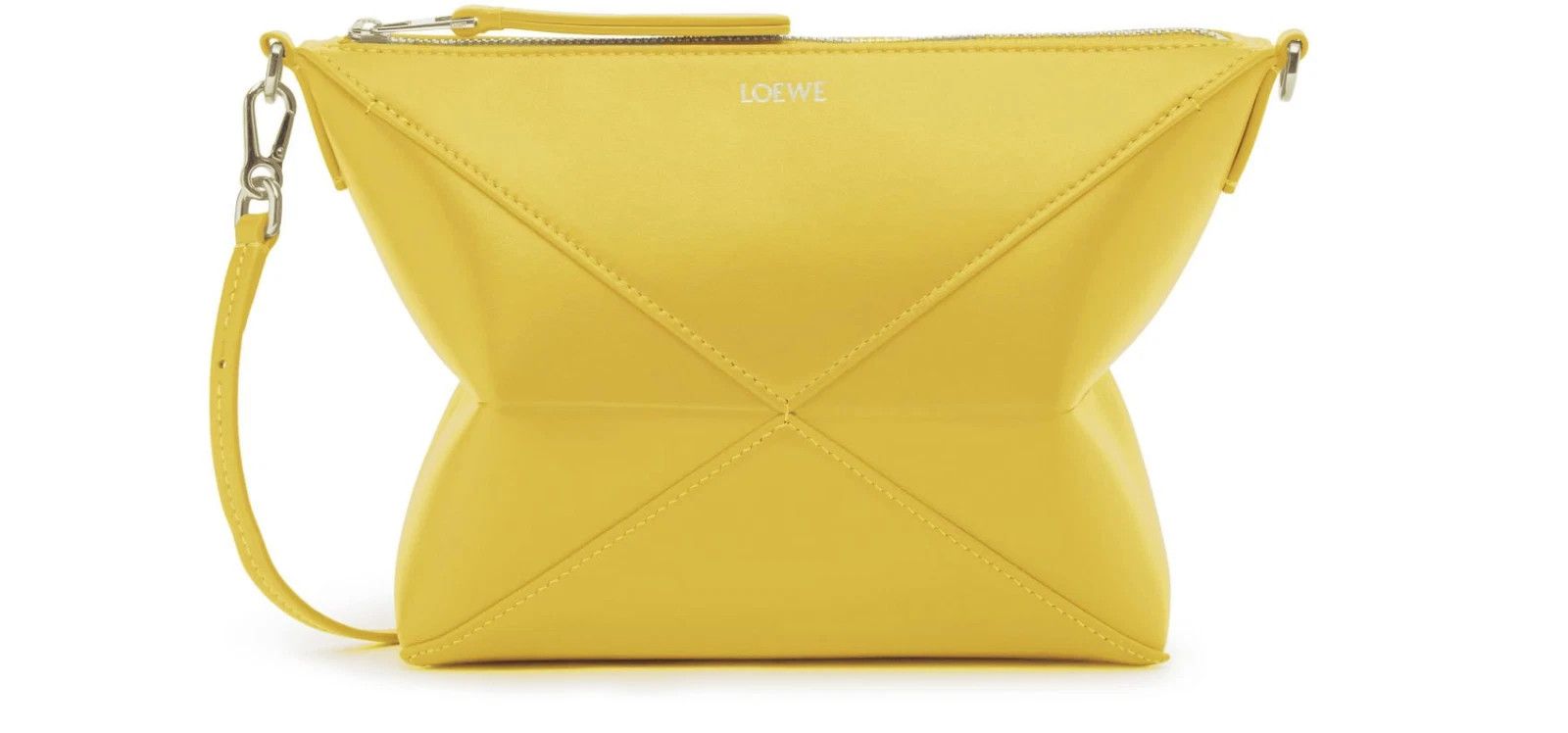 Loewe LOEWE Puzzle Fold $1750 Dandelion Leather Pouch Size ONE SIZE - 1 Thumbnail