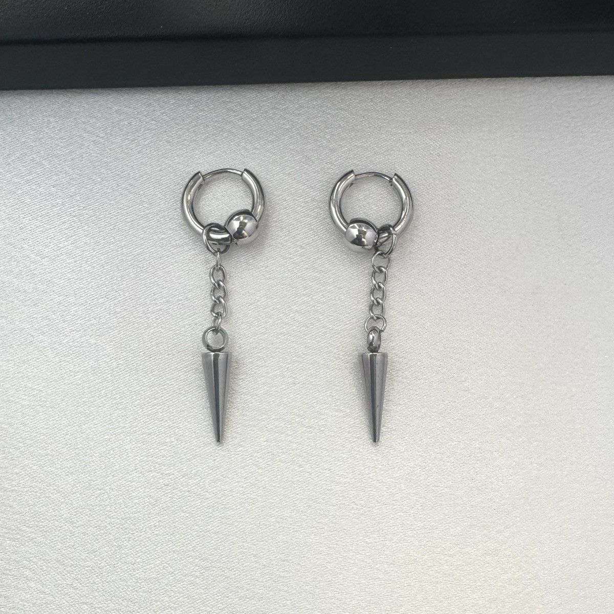 Designer Geometry Triangle Cone Dangle Drop Earrings for Men Women Size ONE SIZE - 2 Thumbnail