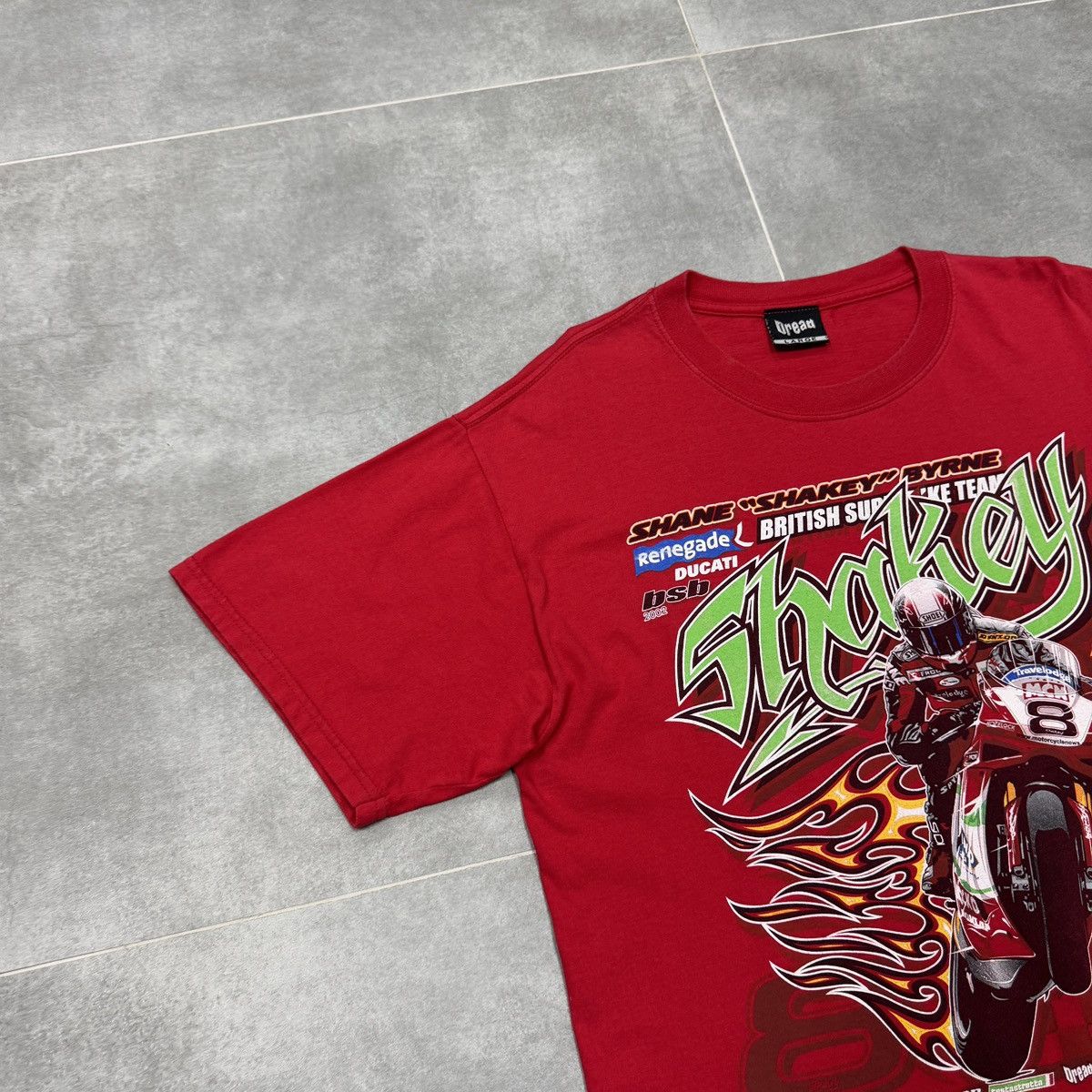 Ducati × Vintage Vintage Byrne Shane #8 Shakey Ducati Racing 2002 T-Shirt Size US L / EU 52-54 / 3 - 3 Thumbnail