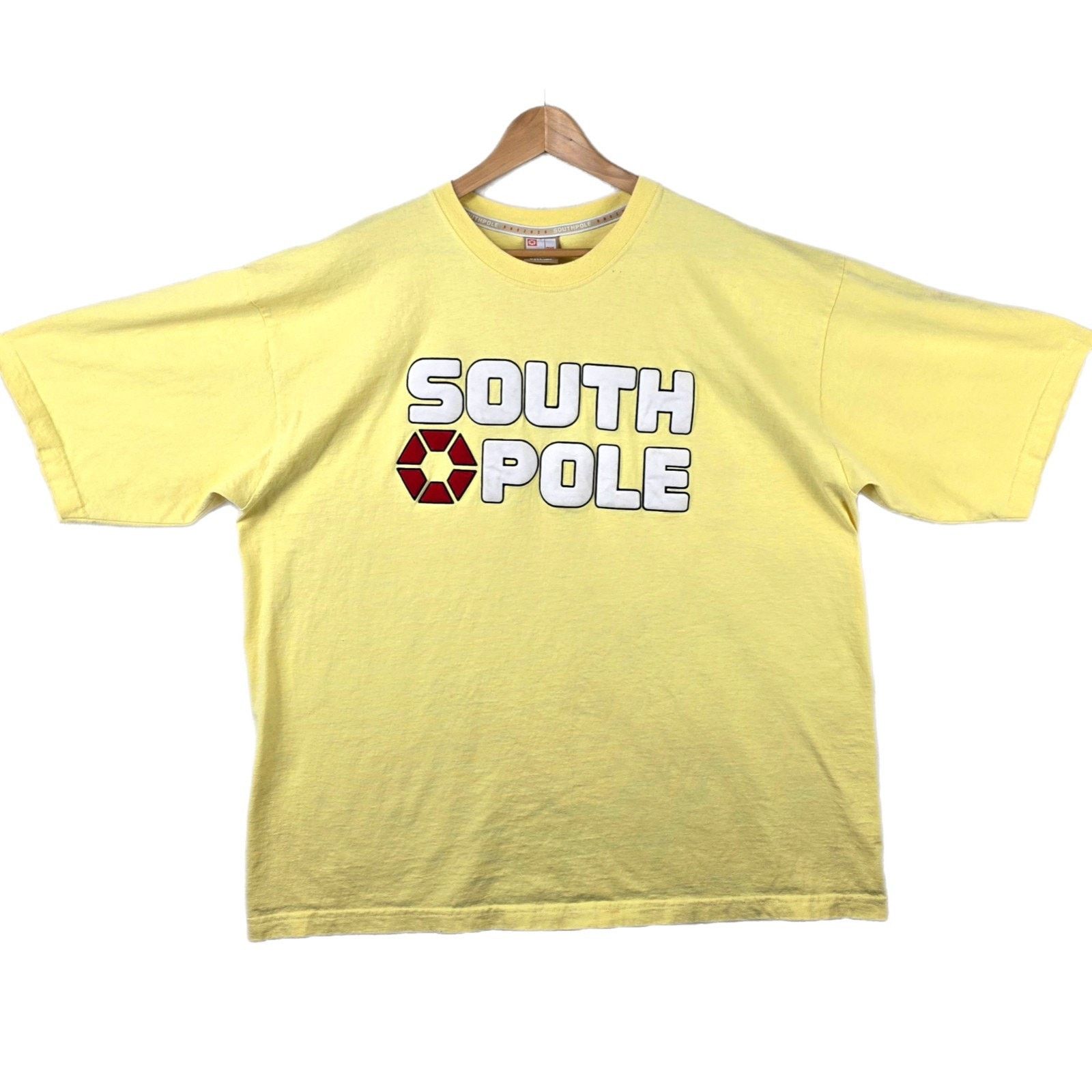 Southpole Vintage Southpole Spell Out Yellow Shirt Baggy Size XXL Y2K Size US XXL / EU 58 / 5 - 1 Thumbnail