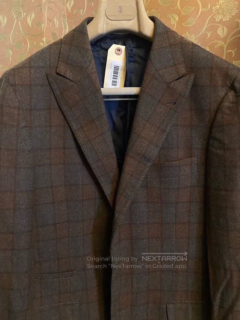 Brunello Cucinelli Brunello Cucinelli Cashmere, wool, and silk fabric Size 50L - 2 Thumbnail