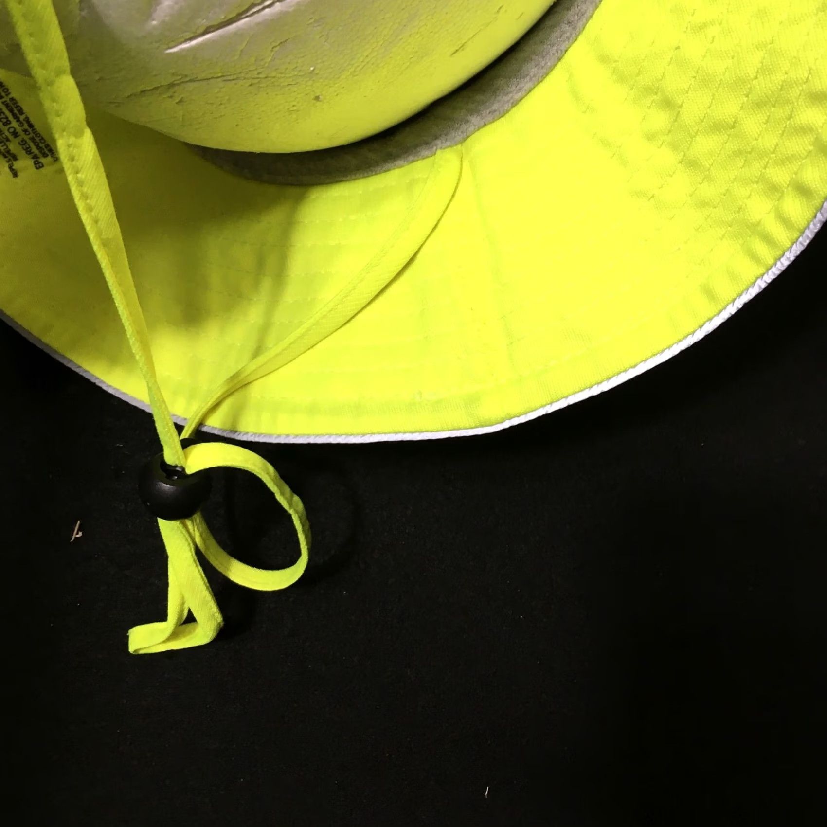 Vintage utility perimeter Ranger Hat HI VIS YELLOW S/M insect repellent Workwear Men Size ONE SIZE - 6 Thumbnail