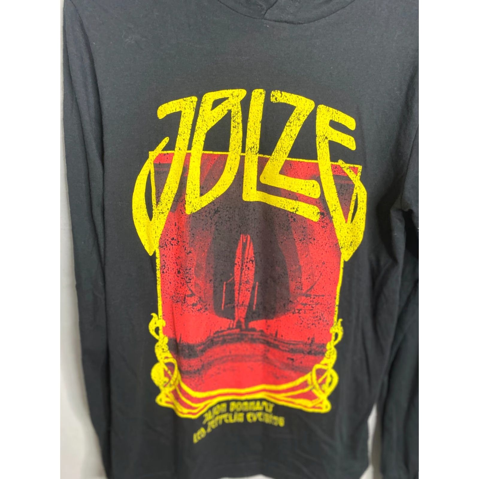Vintage LED Zeppelin Hoodie Light Sweater 2018 Tour Men S Black Canvas Pullover Sweatshirt Logo Classic Winter Outdoor 8/10 Mens Size US S / EU 44-46 / 1 - 2 Thumbnail