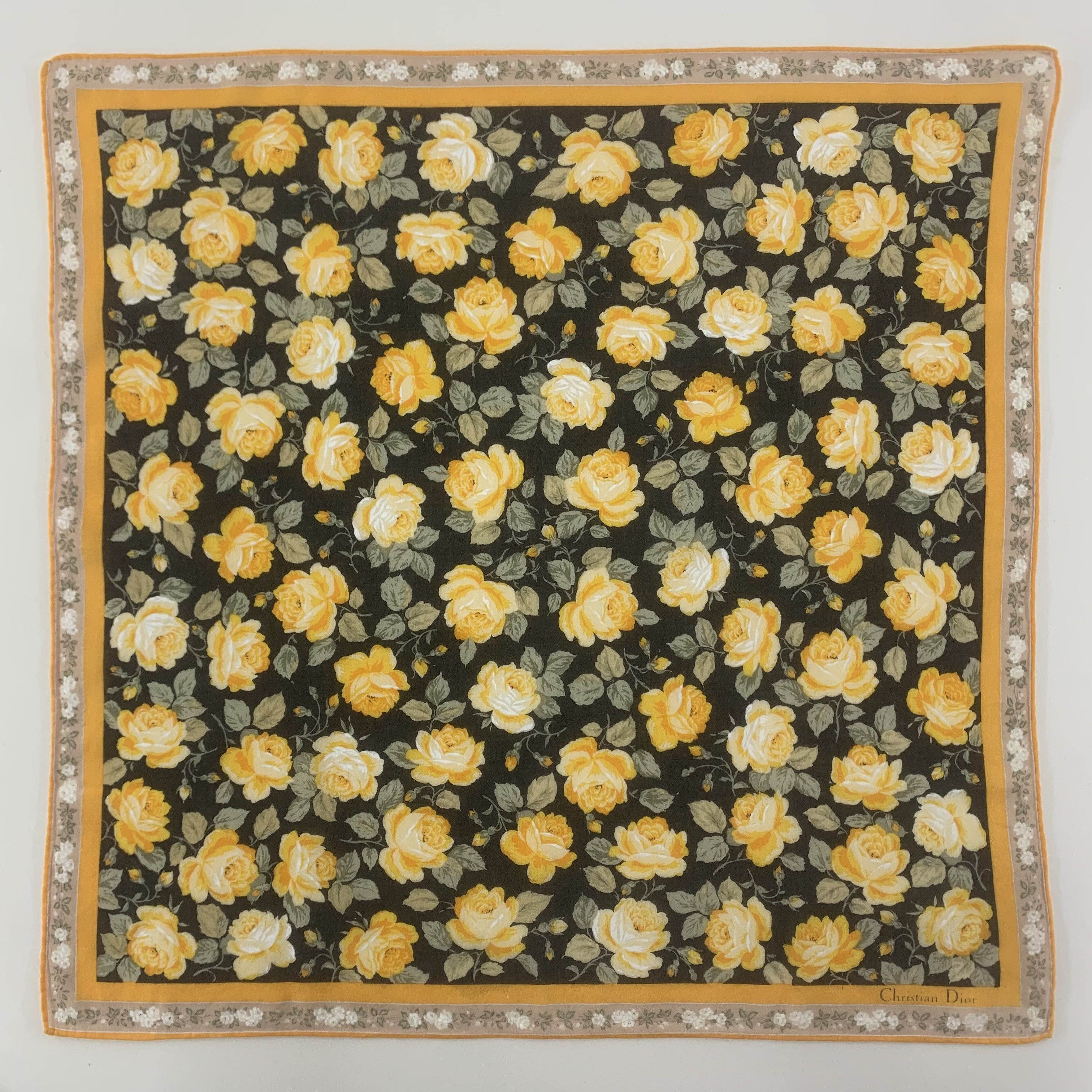 Christian Dior Monsieur Christian Dior Handkerchief Bandana Neckerchief TB3342 Size ONE SIZE - 2 Thumbnail