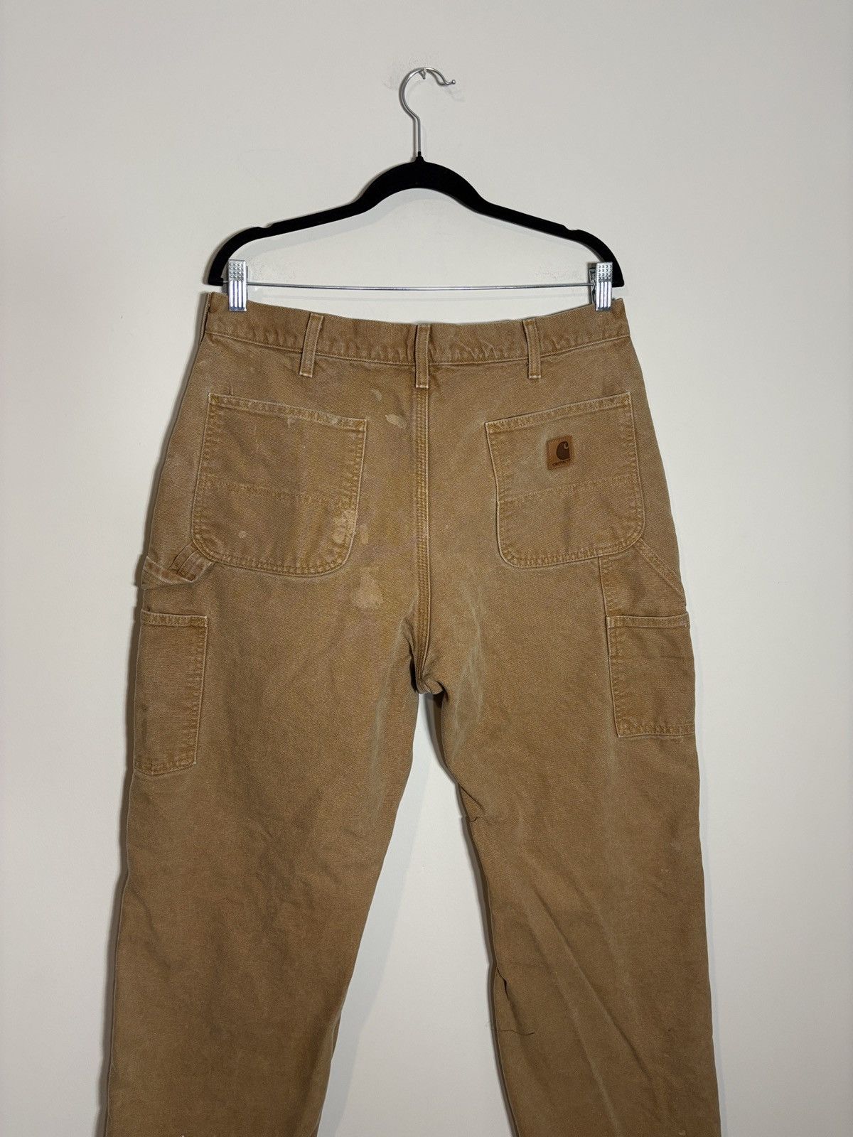 Carhartt Vintage Carhartt B111 BRN Carpenter Work Pants Flannel 34x33 Size US 34 / EU 50 - 4 Thumbnail