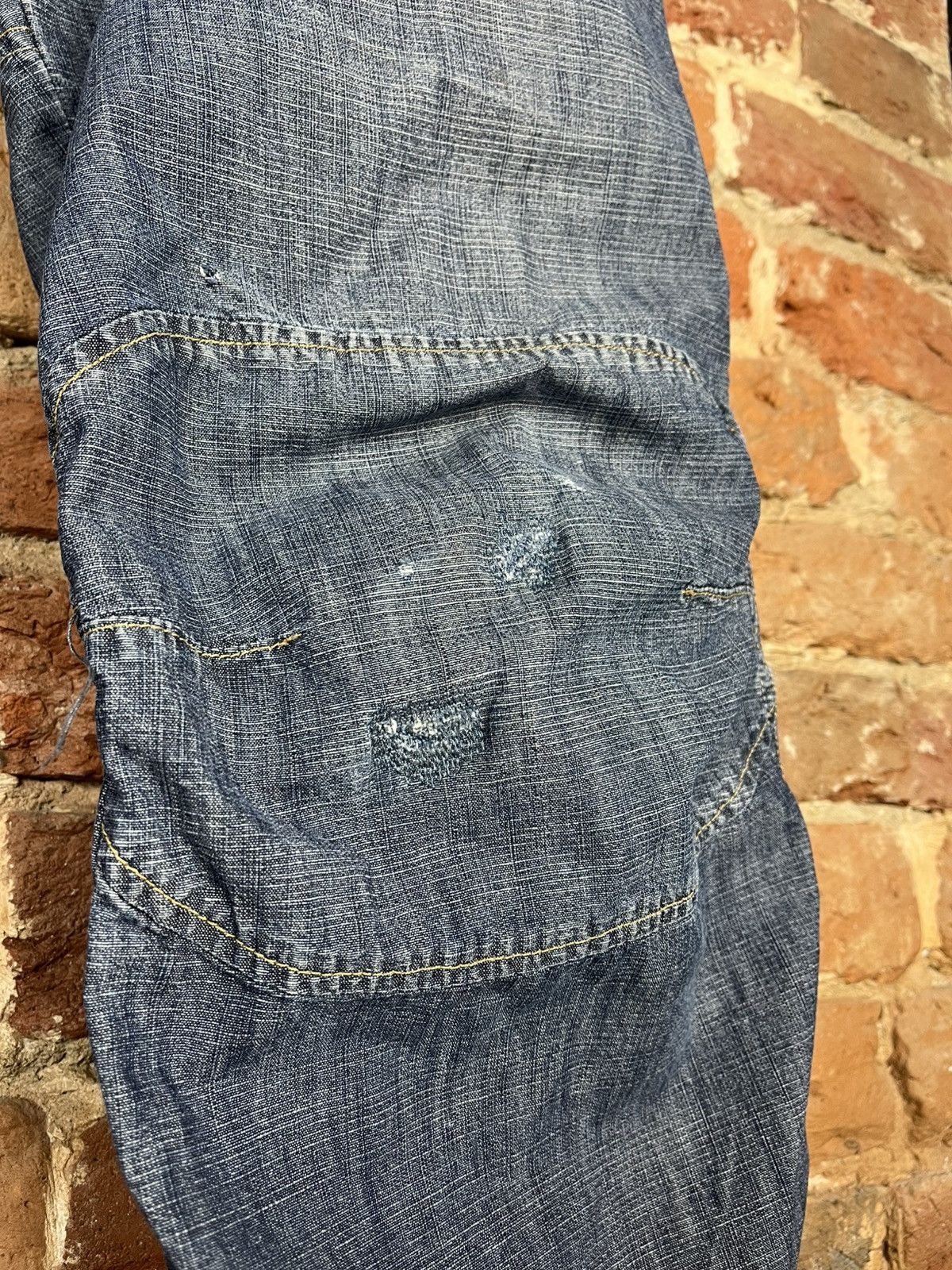 G-Star G-Star Raw Elwood 5620 distressed denim pants double knees Size US 33 - 10 Thumbnail