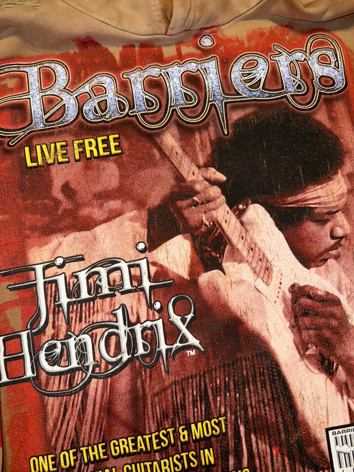 Barriers Brand New Barriers Jimi Hendrix Voodoo Child Hoodie Size M Size US M / EU 48-50 / 2 - 4 Thumbnail