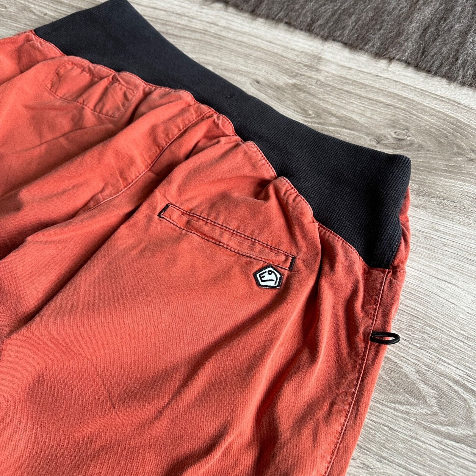 Vintage E9 Climbing Vintage Orange Cotton Shorts Size S 9034AC Size US 30 / EU 46 - 5 Thumbnail