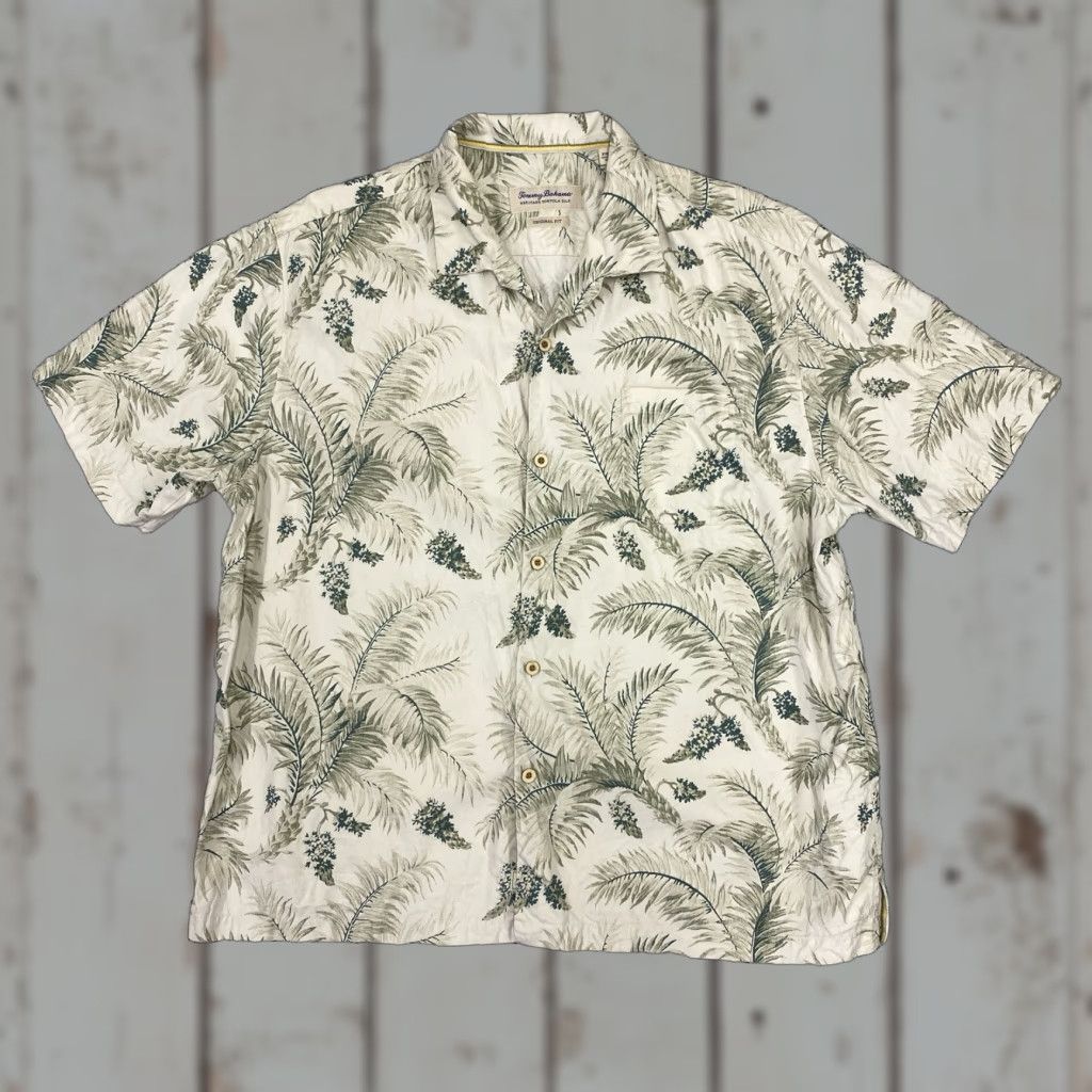 Tommy Bahama Tommy Bahama Shirt Mens 2XL Heritage Tortola Silk Hawaiian Floral Button-Up Short Sleeve Collared Size US XXL / EU 58 / 5 - 1 Thumbnail