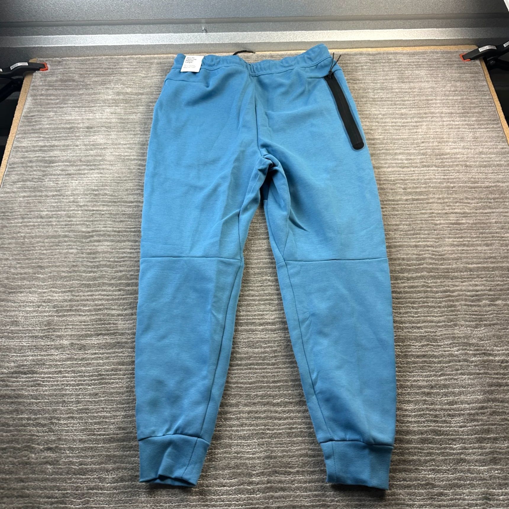 Nike Nike Tech Fleece Pants Mens Large Blue Jogger Sweatpants Size US 33 - 2 Thumbnail