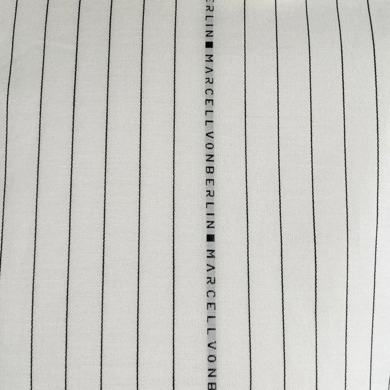 Other Size 36 White Black Logo Pinstripe Cotton Oversized Shirt Size US S / EU 44-46 / 1 - 2 Thumbnail