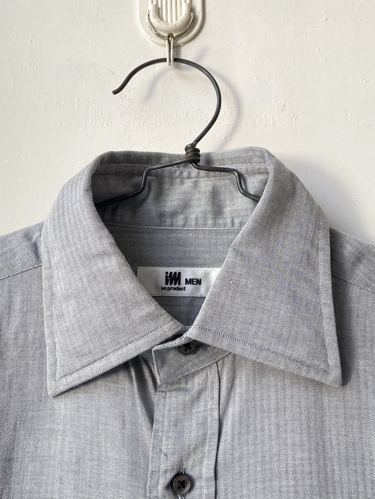 Issey Miyake IM PRODUCT MEN Grey Shirt Size US M / EU 48-50 / 2 - 5 Thumbnail